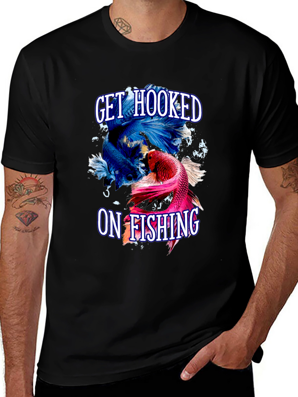 Get Hooked On Fishing T-Shirt