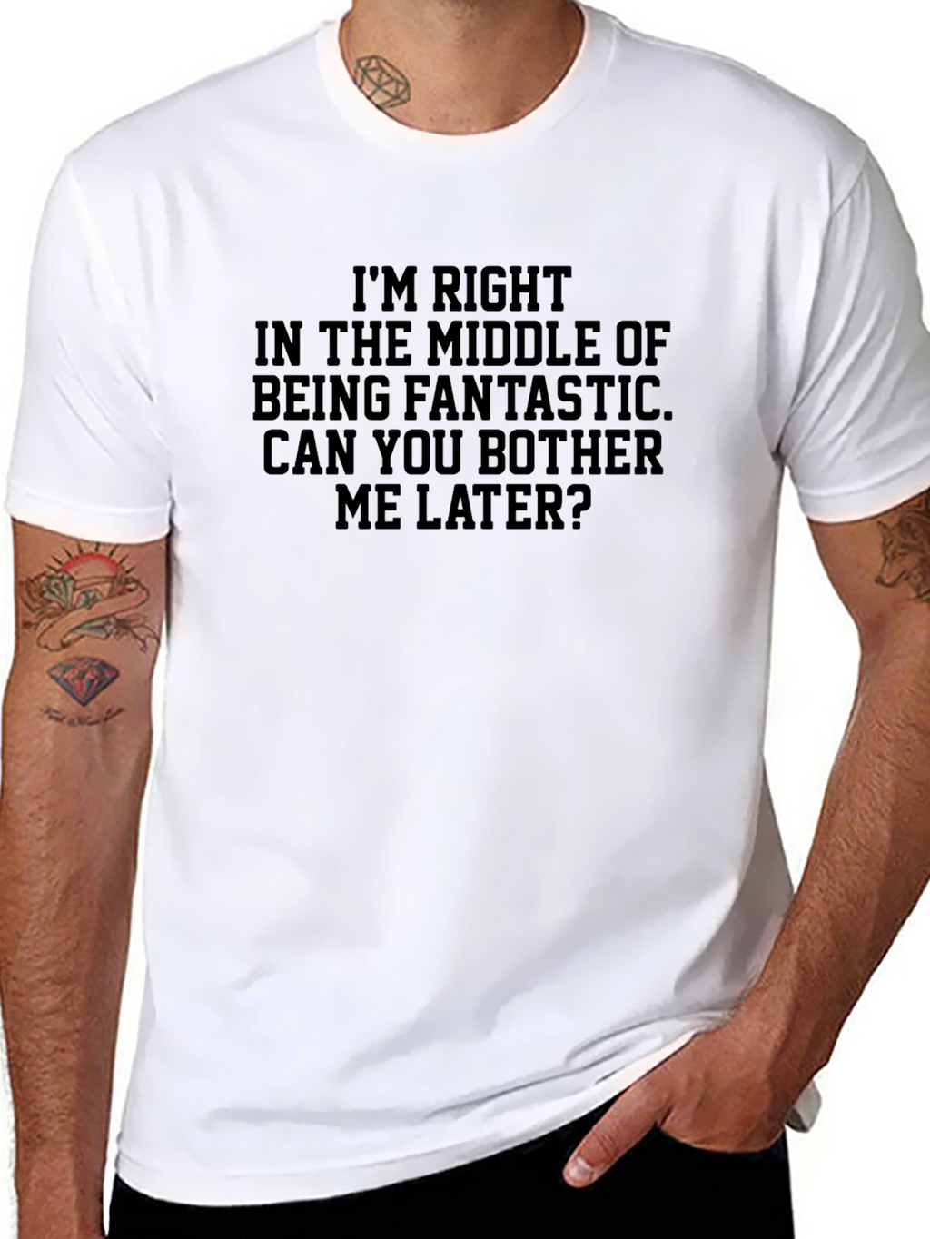 Funny Graphic Tee - Fantastic Middle