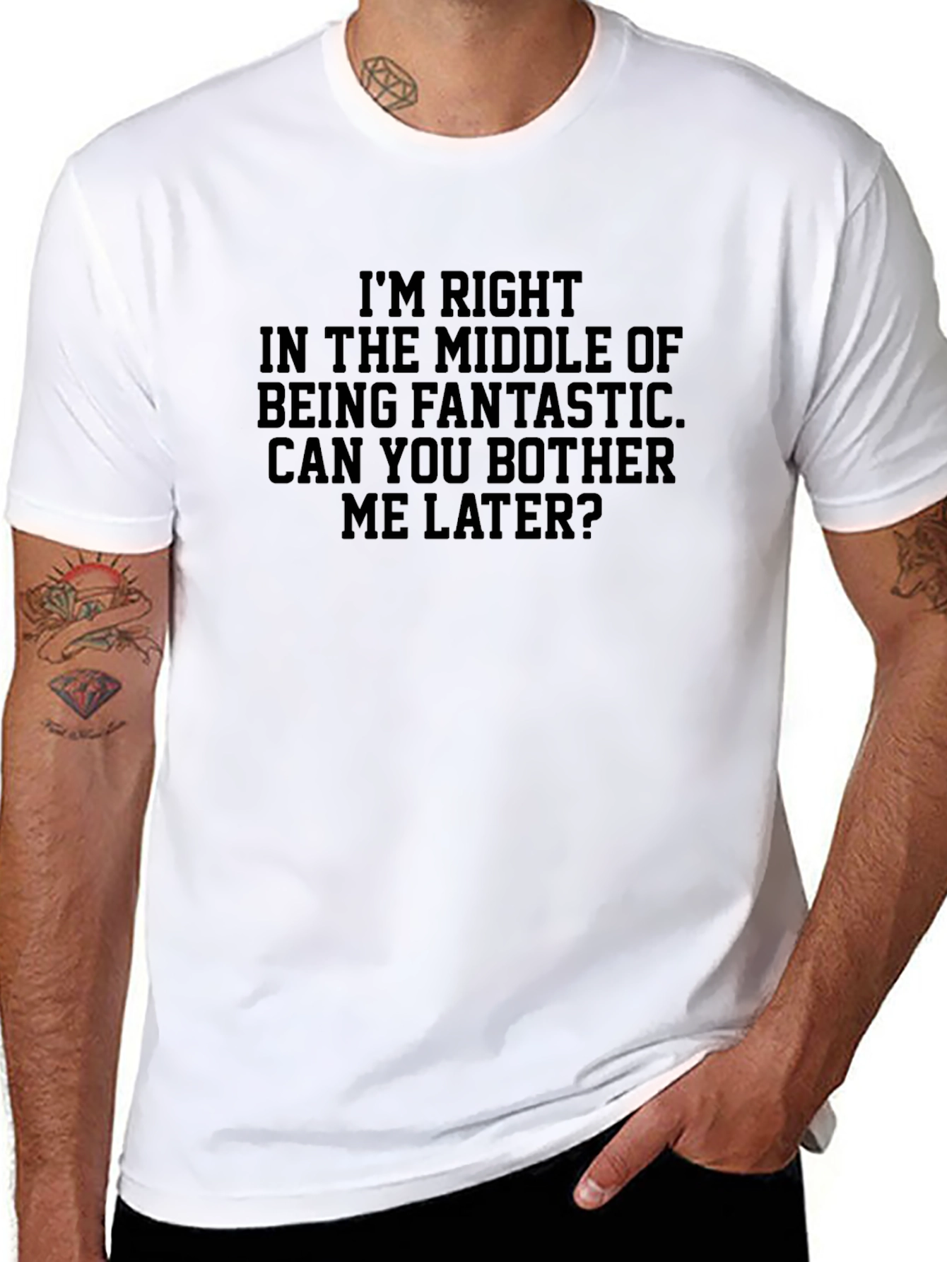 Funny Graphic Tee - Fantastic Middle