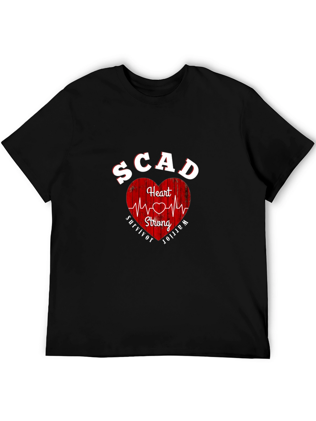 SCAD Heart Strong Survivor Warrior T-Shirt