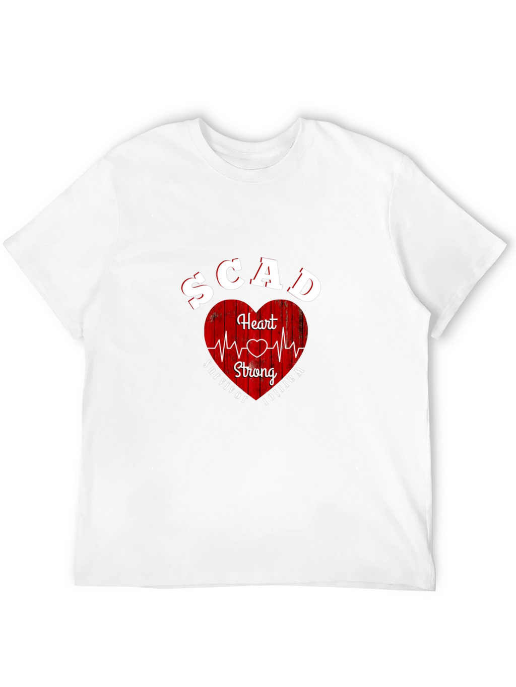 SCAD Heart Strong Survivor Warrior T-Shirt