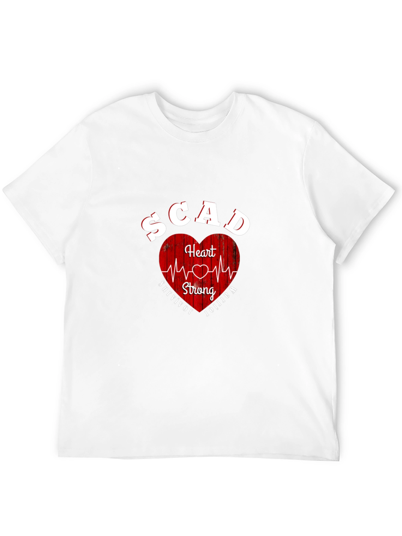 SCAD Heart Strong Survivor Warrior T-Shirt