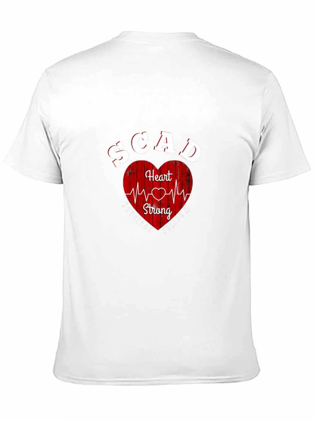 SCAD Heart Strong Survivor Warrior T-Shirt
