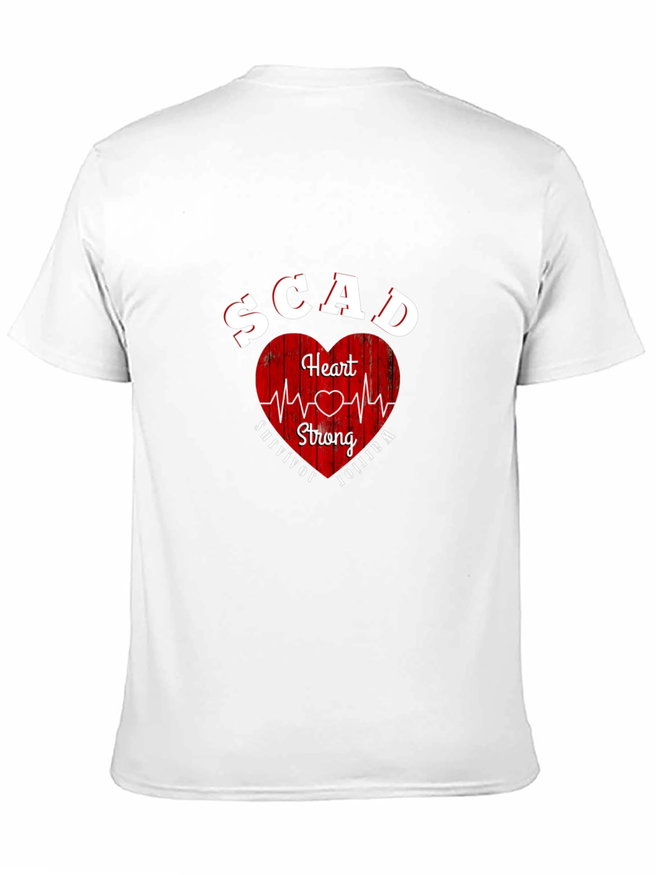 SCAD Heart Strong Survivor Warrior T-Shirt