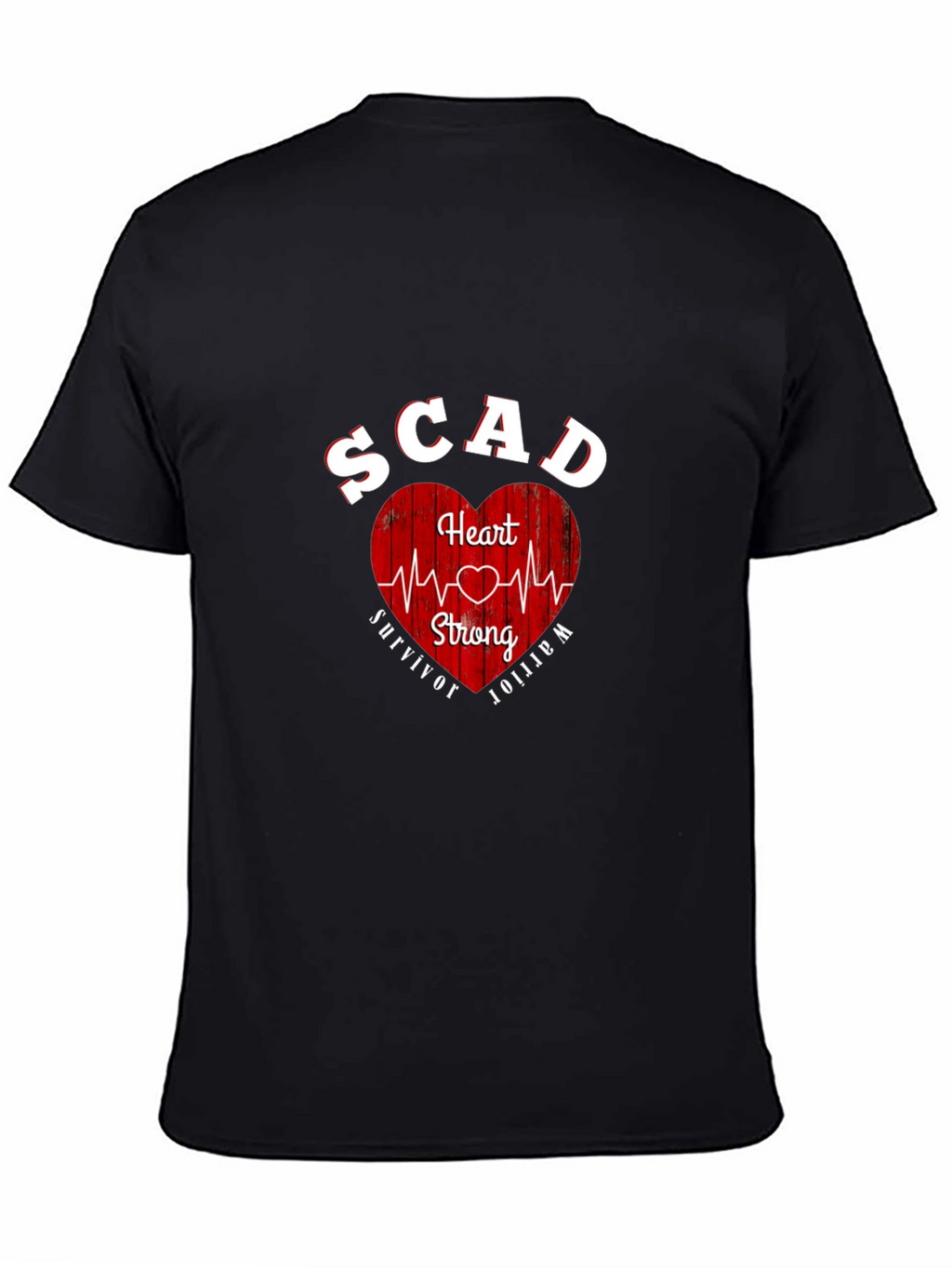 SCAD Heart Strong Survivor Warrior T-Shirt