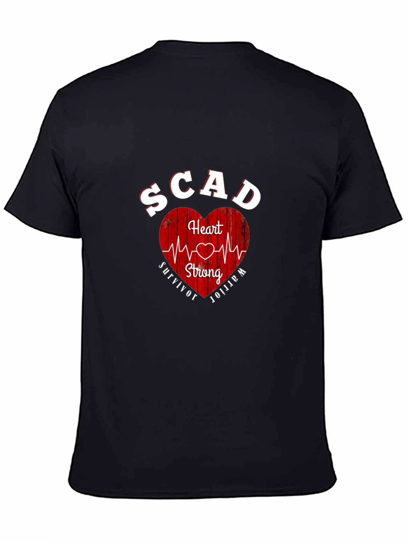 SCAD Heart Strong Survivor Warrior T-Shirt