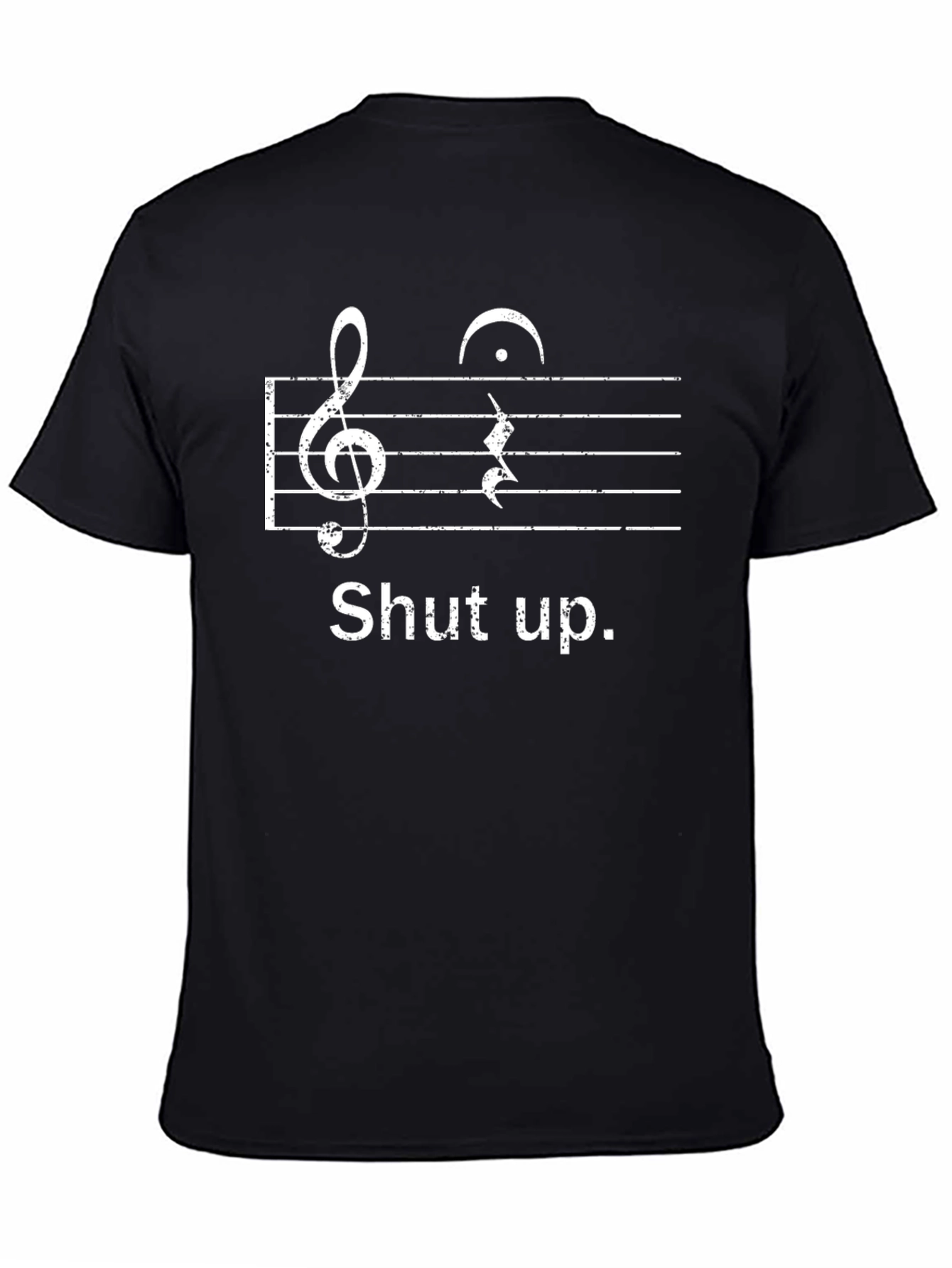 Shut Up Music Note T-Shirt