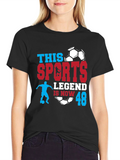 Sports Legend 48 T-Shirt: Soccer Birthday Gift