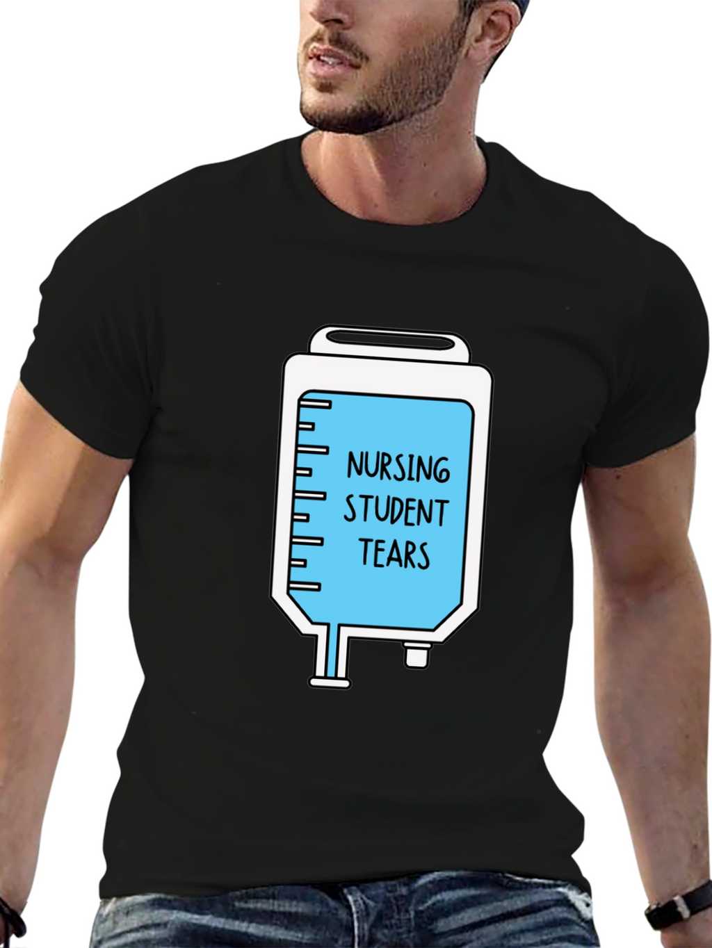 Nursing Student Tears Graphic T-Shirt