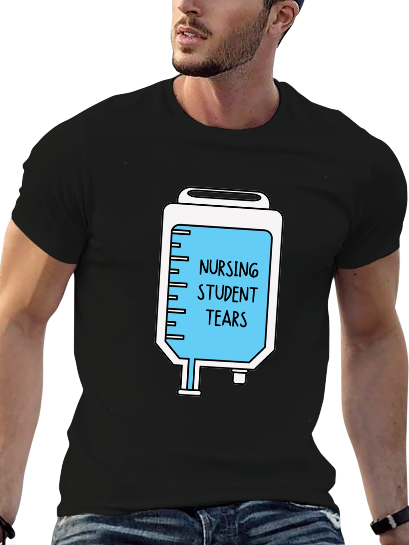 Nursing Student Tears Graphic T-Shirt