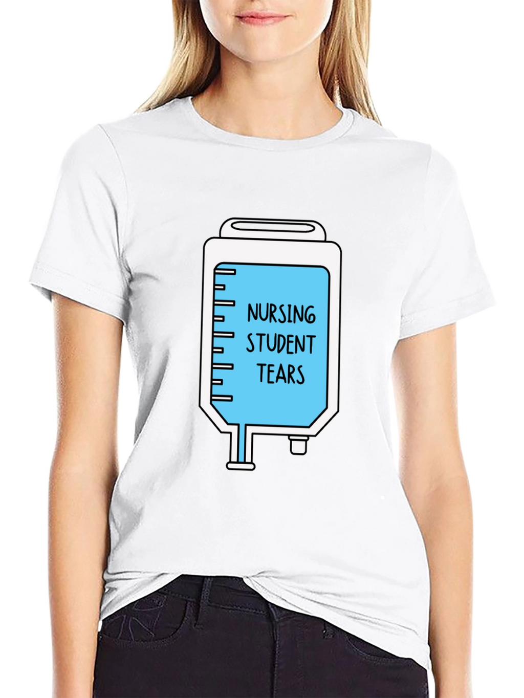 Nursing Student Tears Graphic T-Shirt