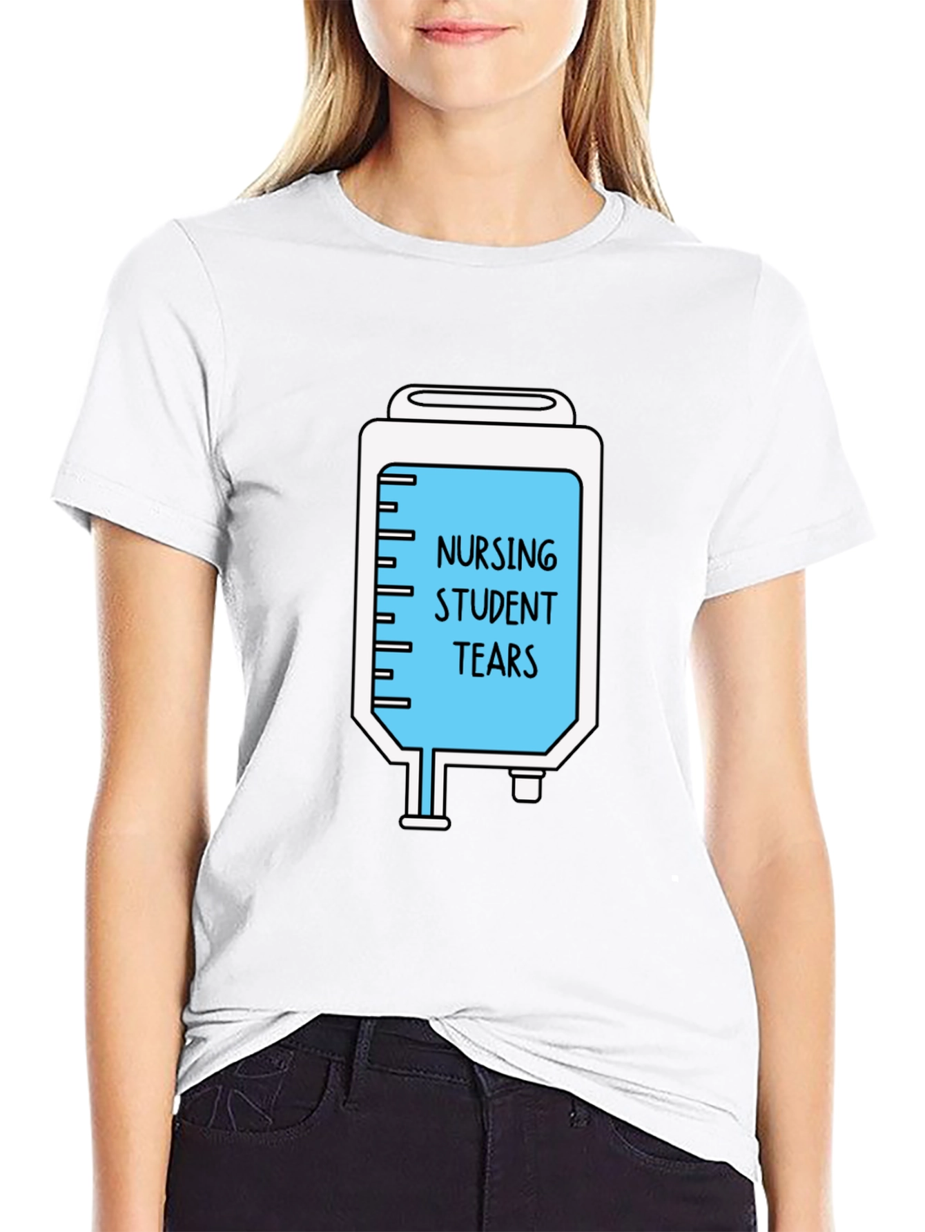 Nursing Student Tears Graphic T-Shirt