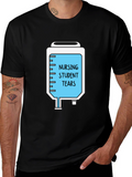 Nursing Student Tears Graphic T-Shirt