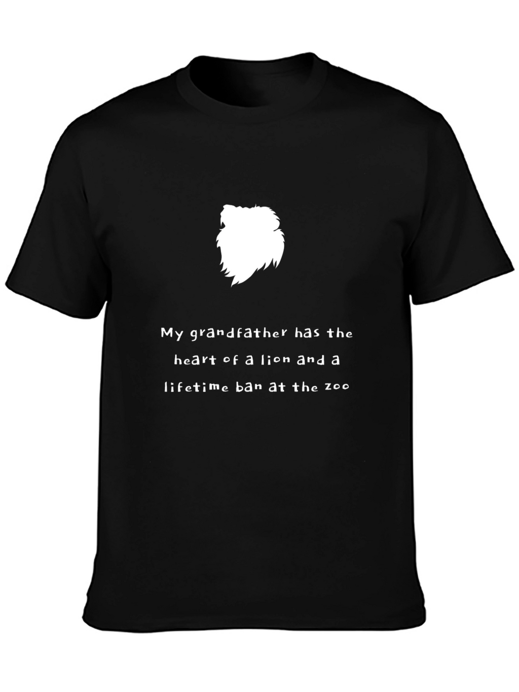 Lion Heart Grandfather Tee - Funny Zoo Ban Shirt