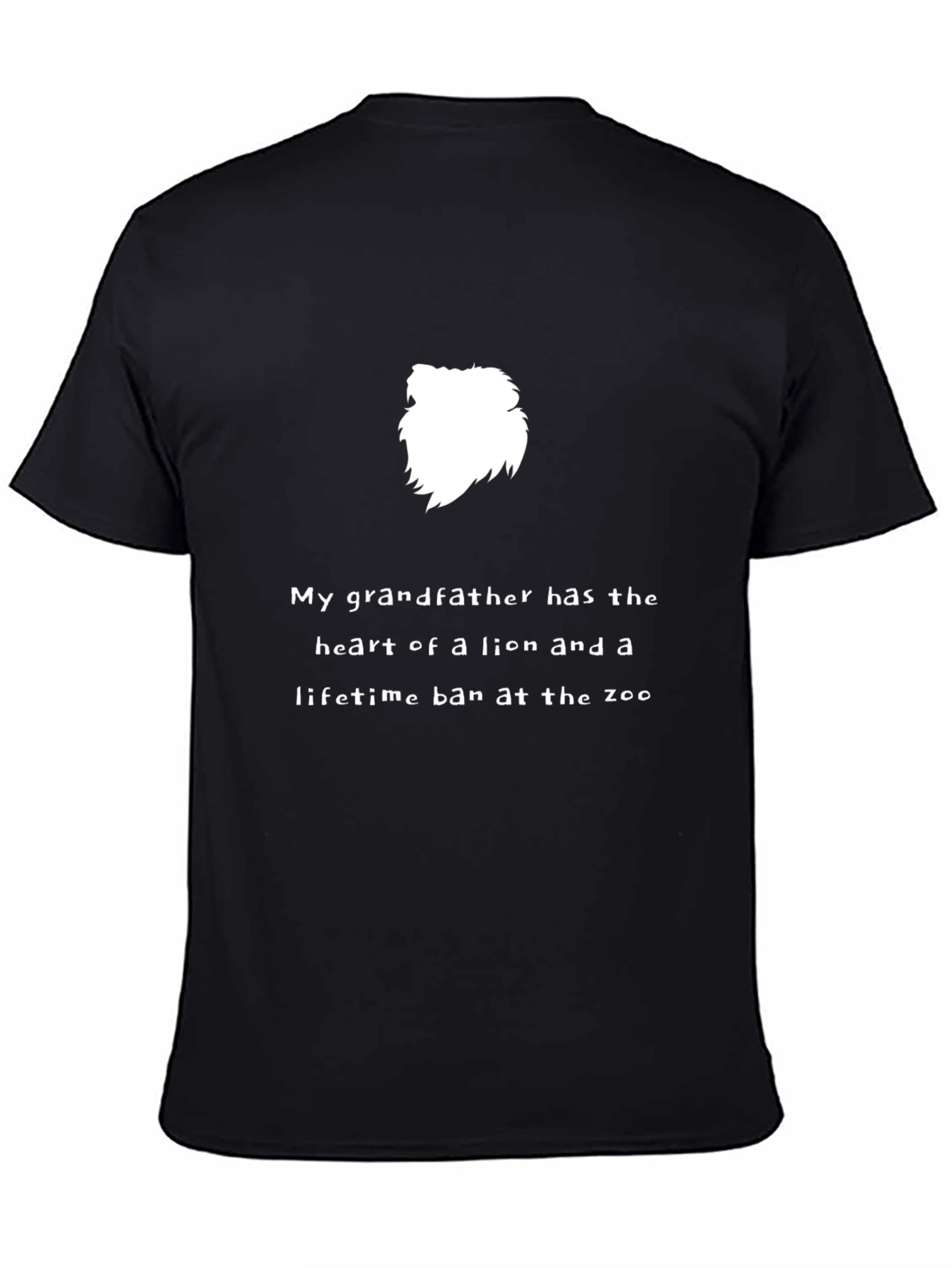 Lion Heart Grandfather Tee - Funny Zoo Ban Shirt