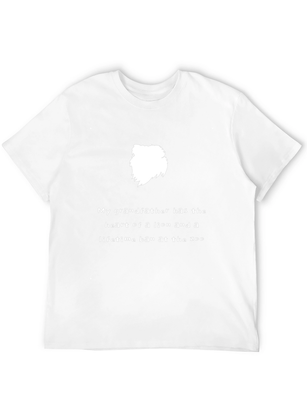 Lion Heart Grandfather Tee - Funny Zoo Ban Shirt