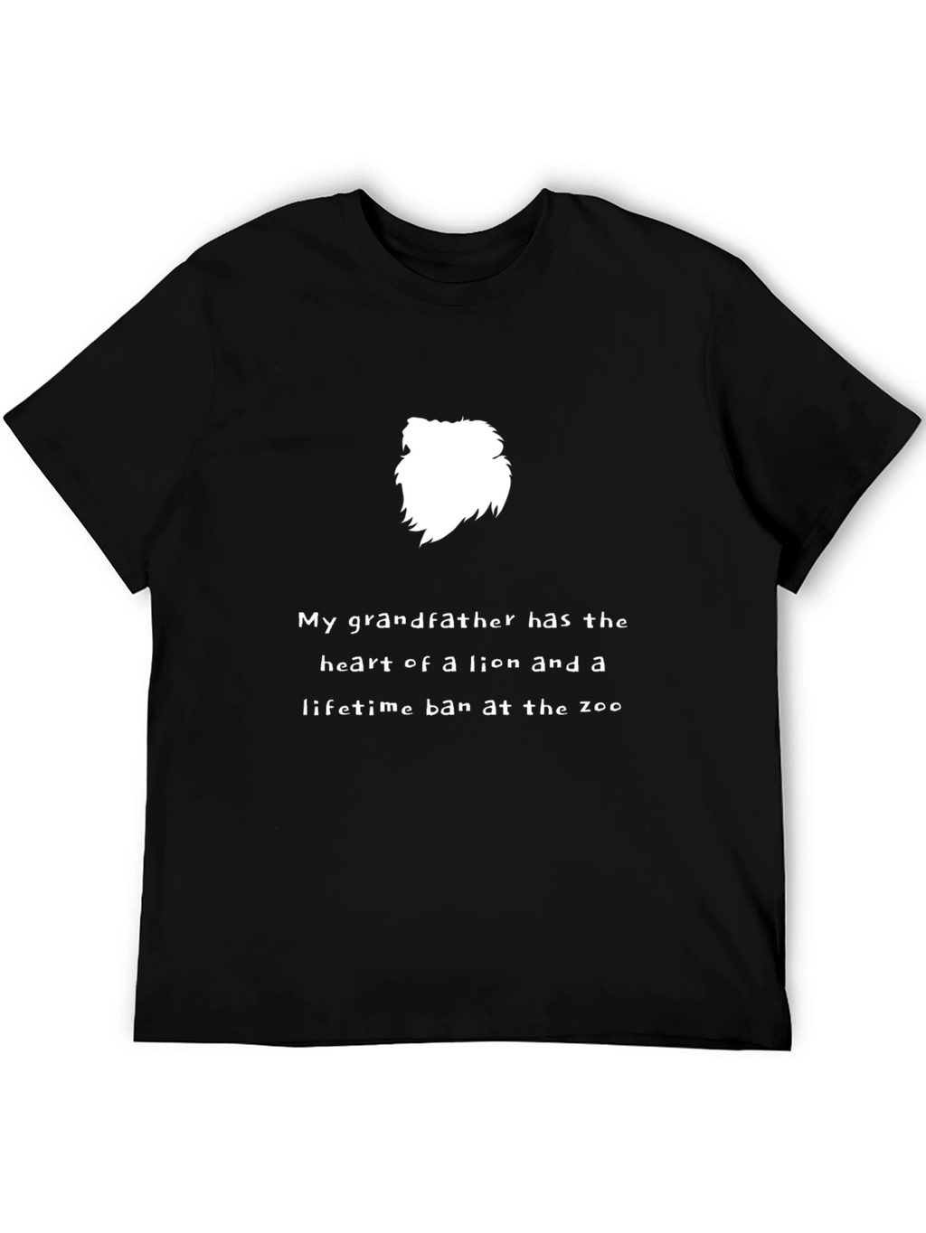 Lion Heart Grandfather Tee - Funny Zoo Ban Shirt