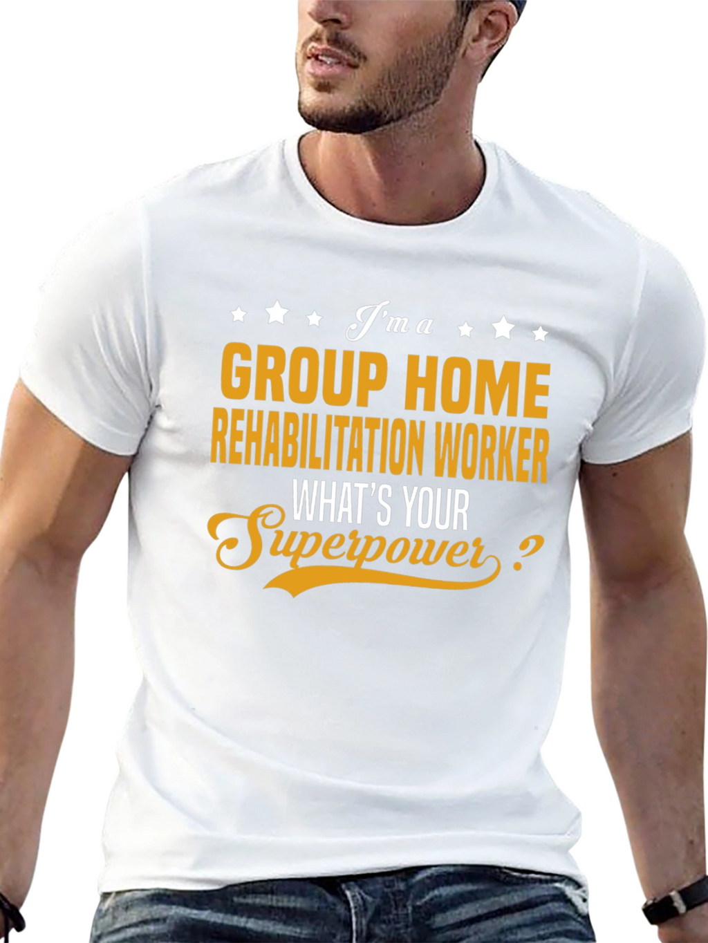 Group Home Rehab Worker Superpower T-Shirt