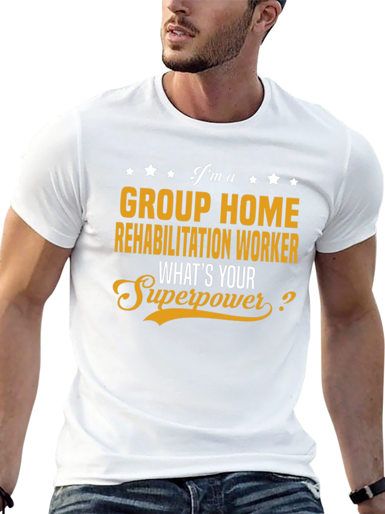 Group Home Rehab Worker Superpower T-Shirt