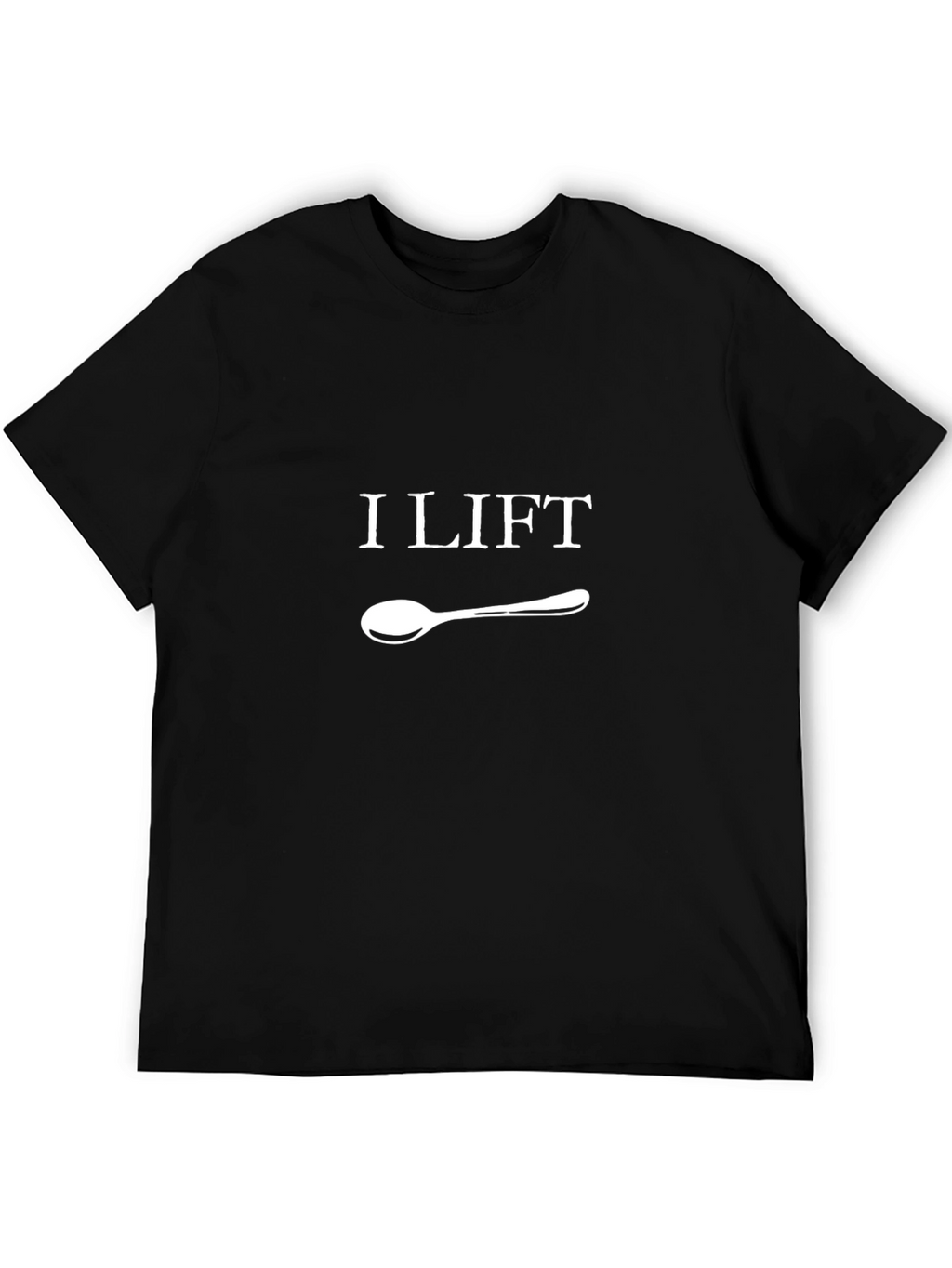 I Lift Spoon T-Shirt - Funny Foodie Tee