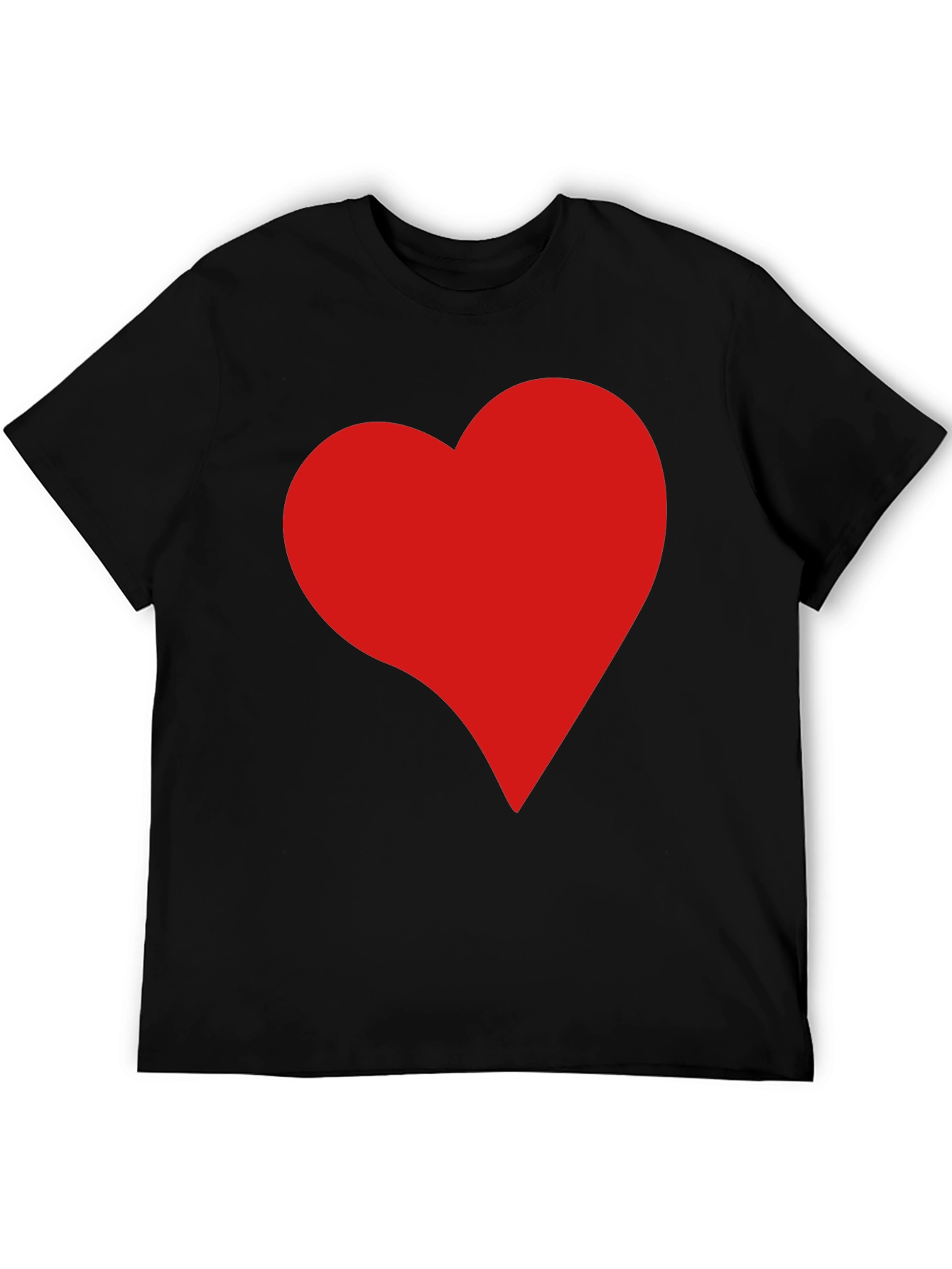 Heart Graphic Black T-Shirt - Modern Love