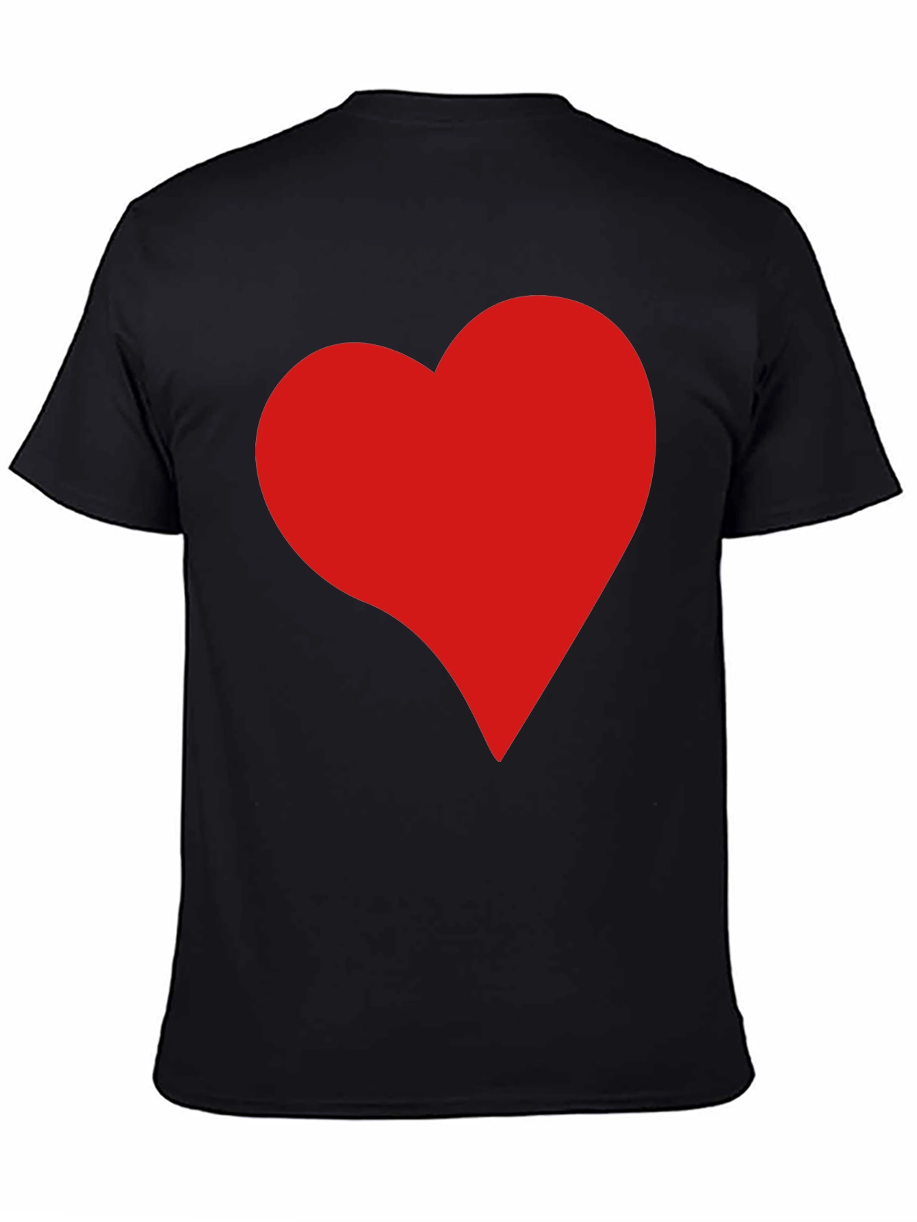Heart Graphic Black T-Shirt - Modern Love