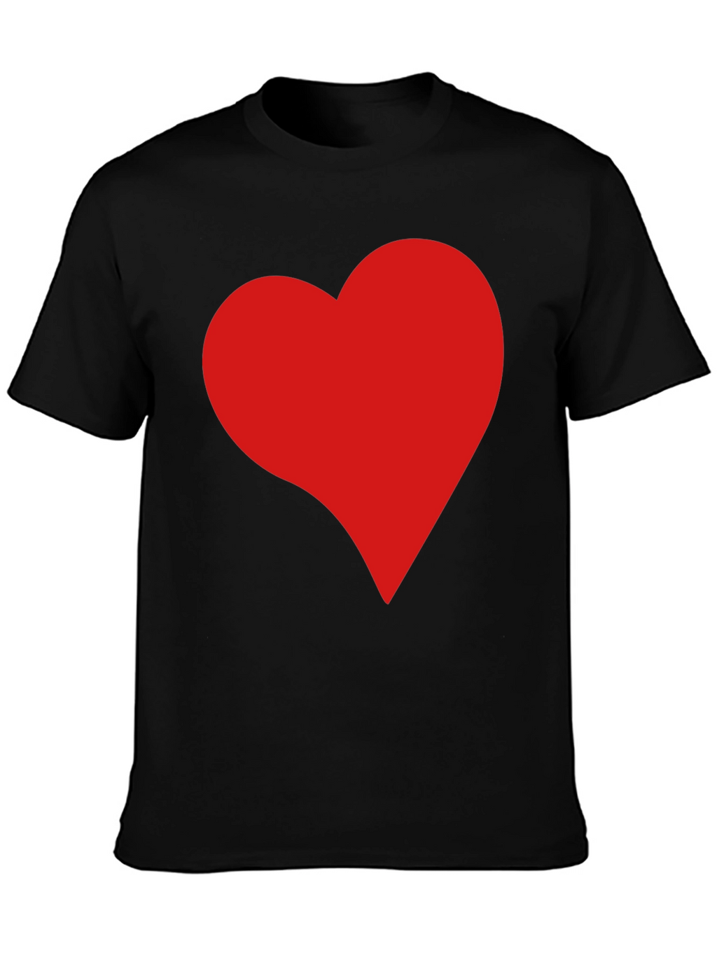Heart Graphic Black T-Shirt - Modern Love