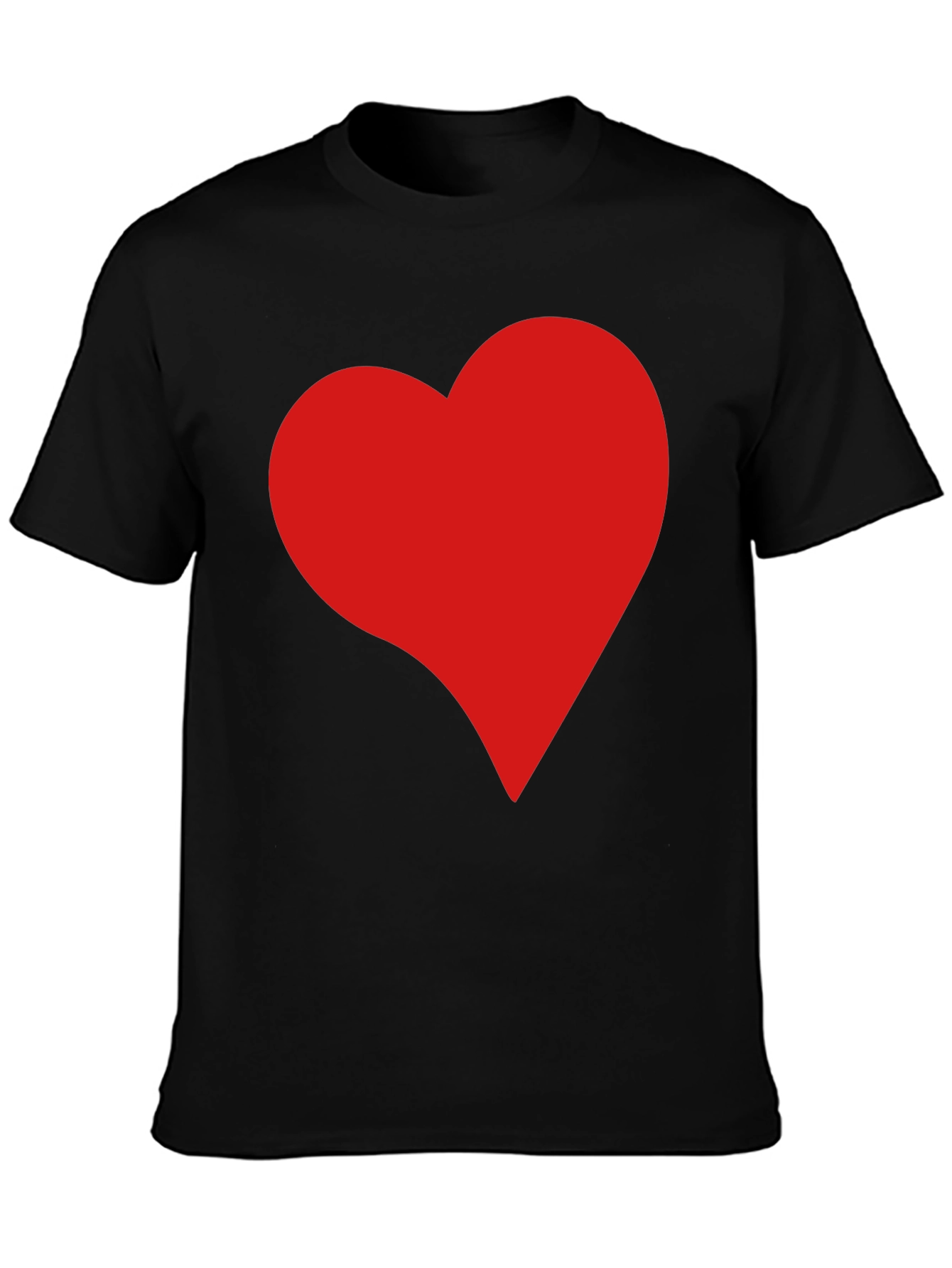 Heart Graphic Black T-Shirt - Modern Love