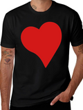 Heart Graphic Black T-Shirt - Modern Love