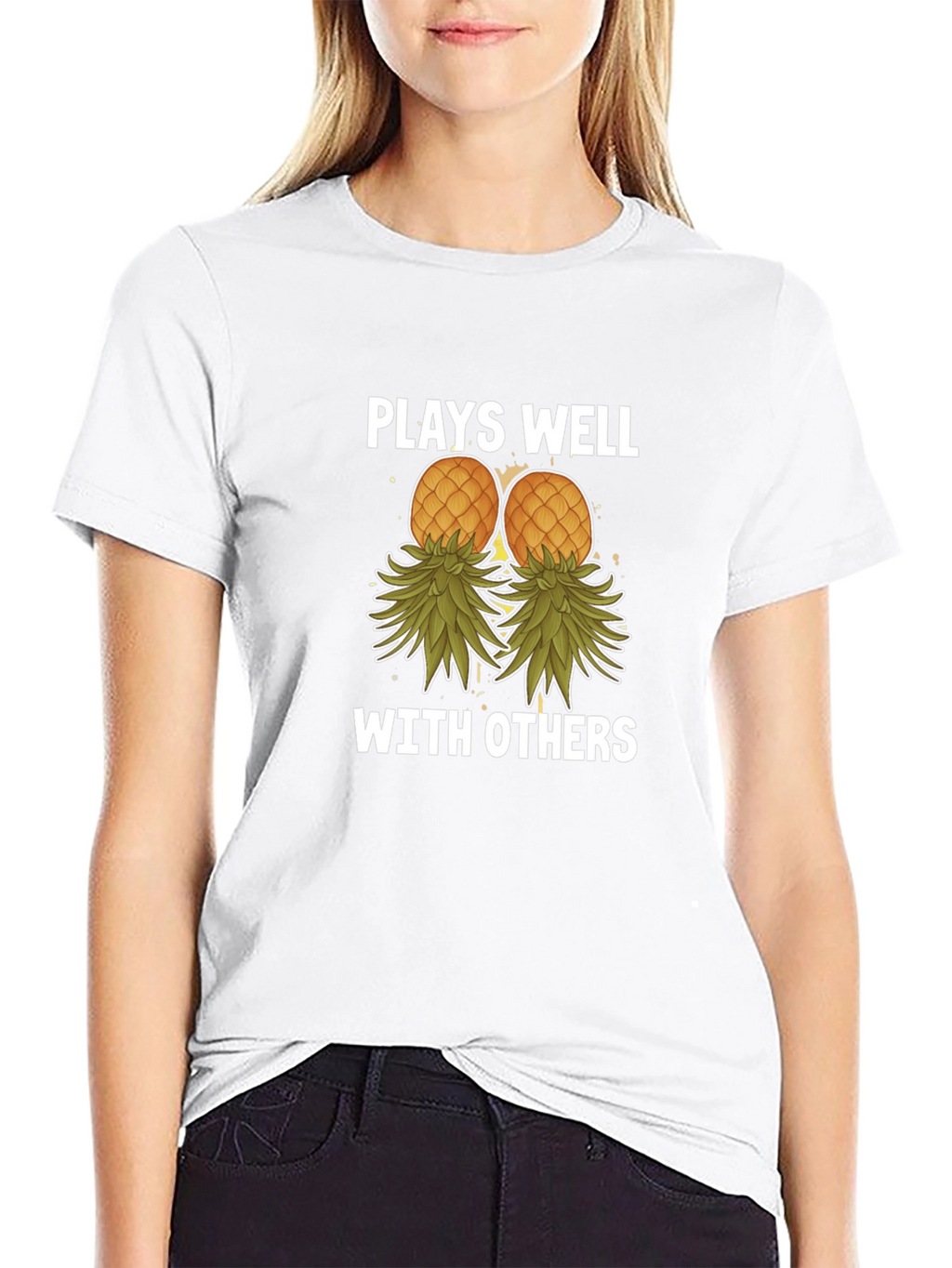 Plays Well with Others Pineapple T-Shirt