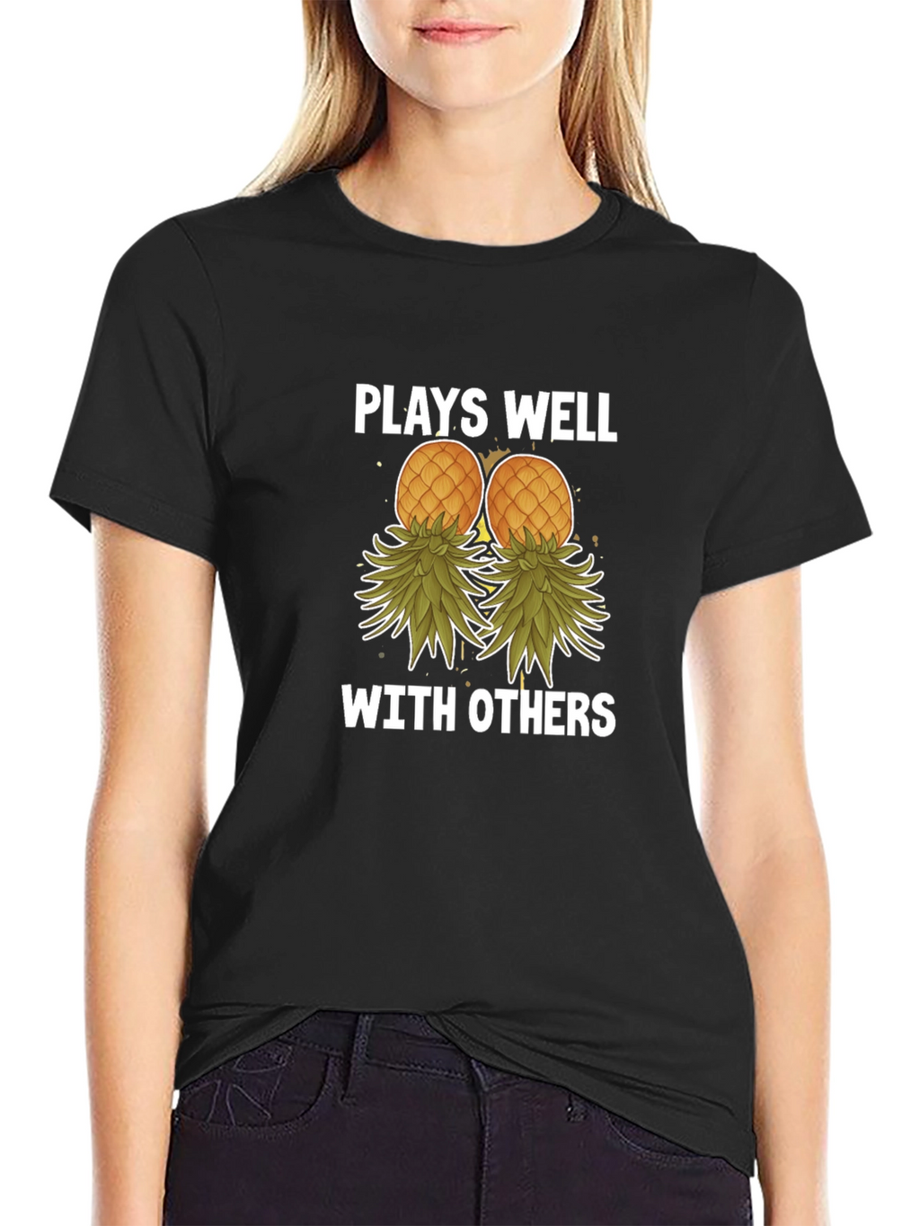 Plays Well with Others Pineapple T-Shirt