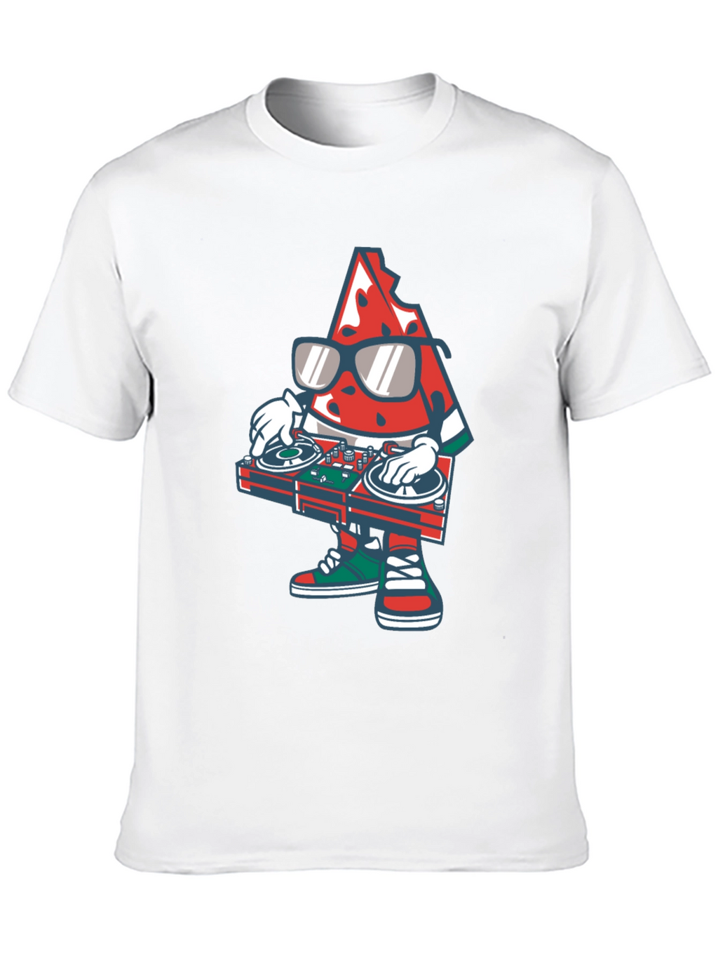 DJ Watermelon Graphic Tee - Cool Summer Vibes!