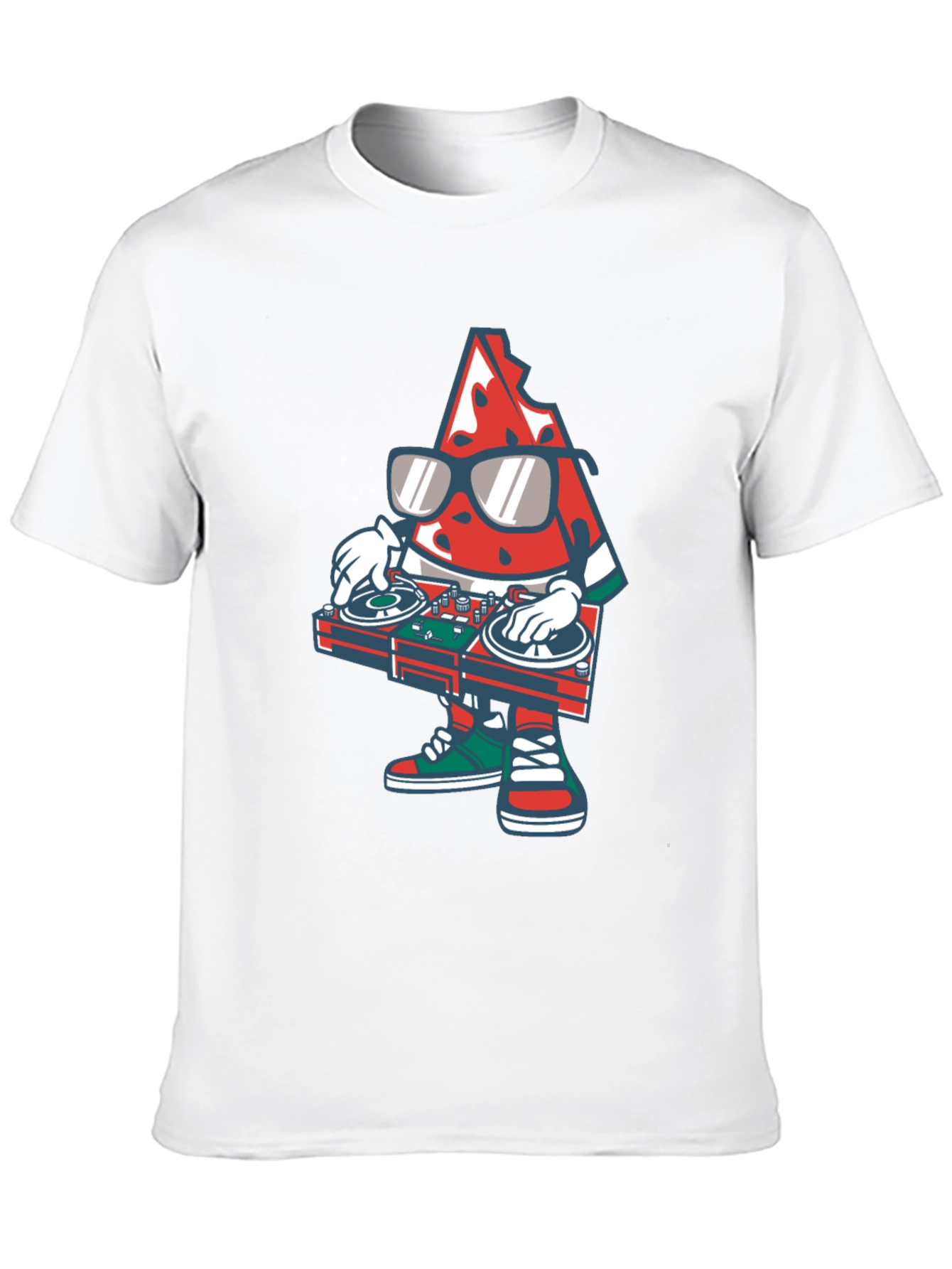 DJ Watermelon Graphic Tee - Cool Summer Vibes!