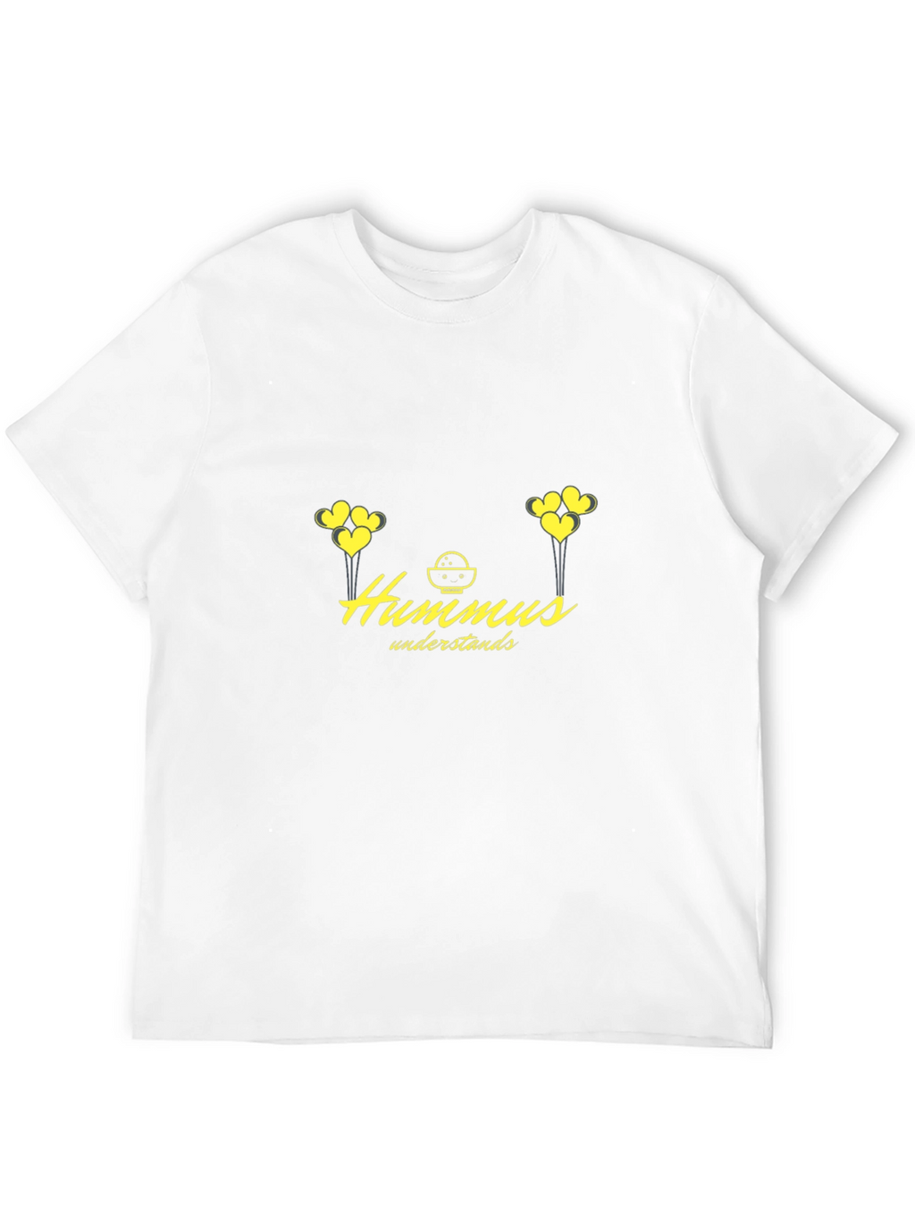 Hummus Understands Graphic Tee - Black