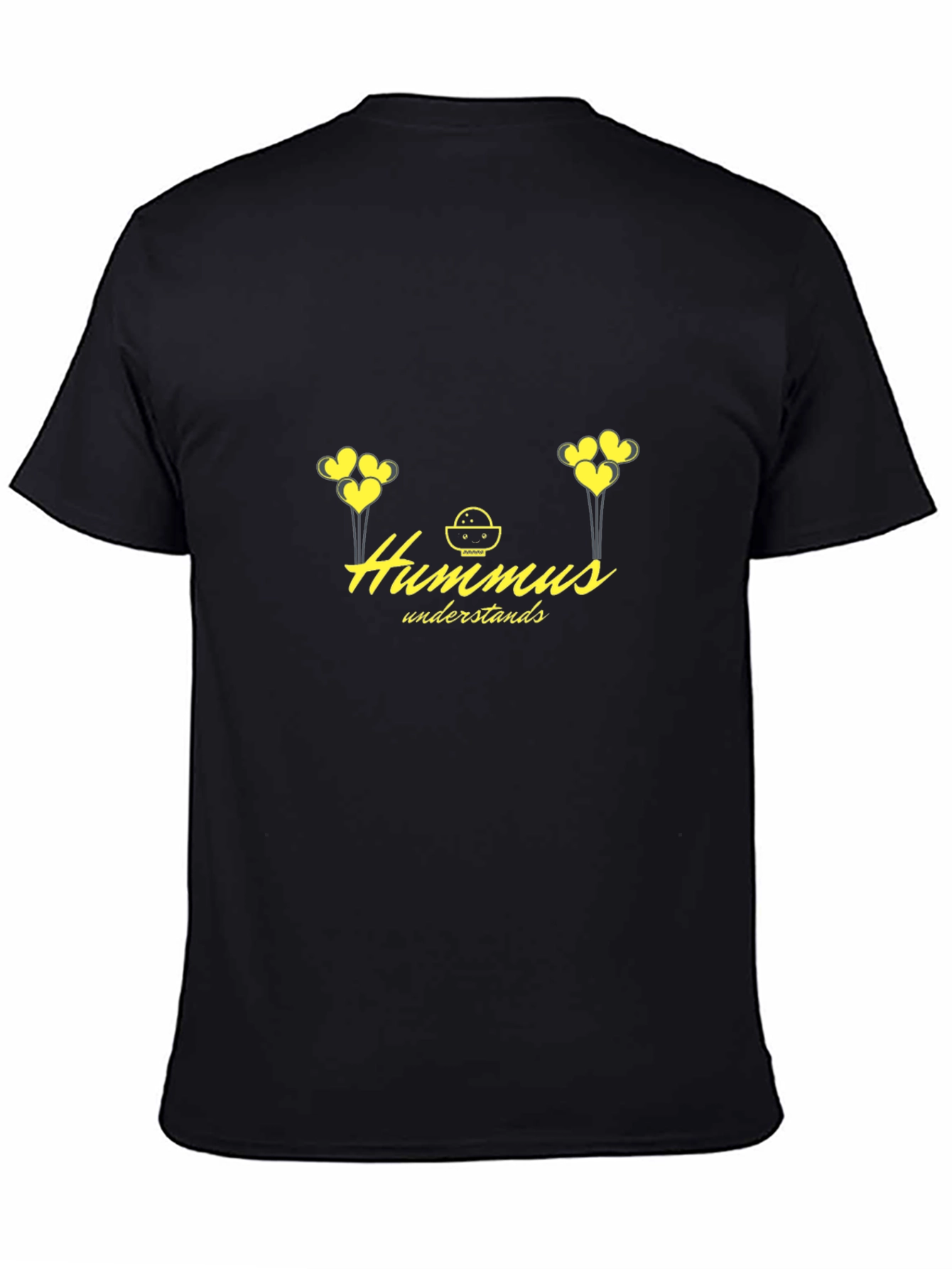 Hummus Understands Graphic Tee - Black