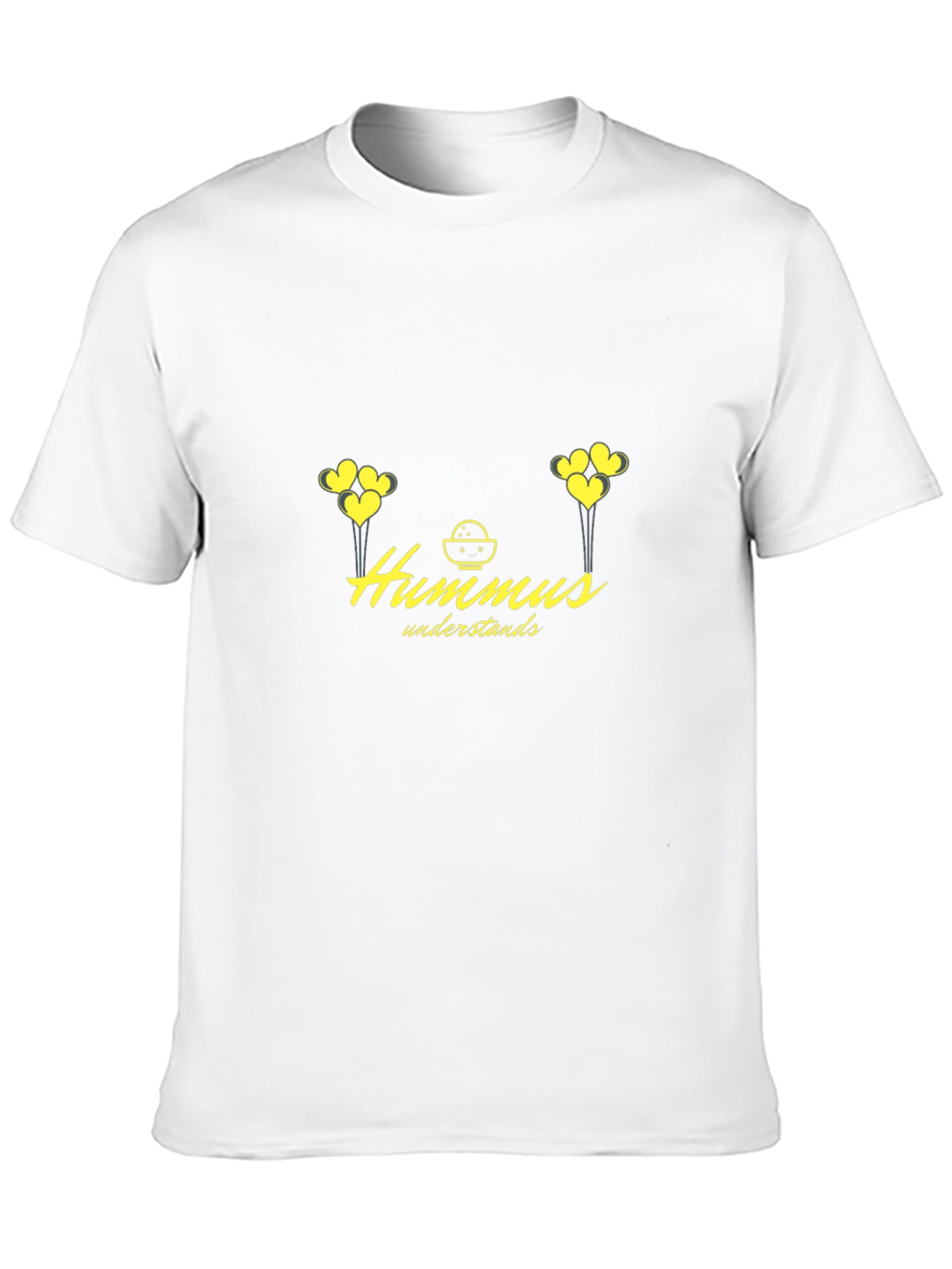 Hummus Understands Graphic Tee - Black