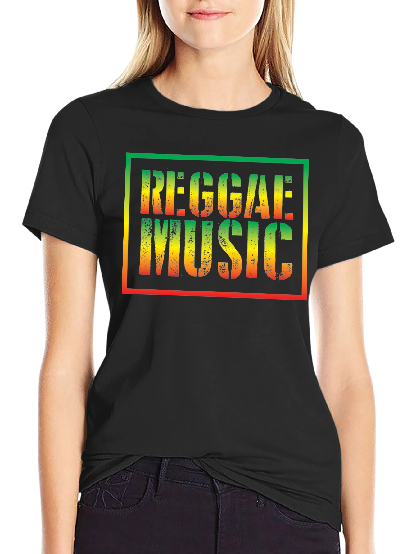 Reggae Music T-Shirt - Rasta Colors