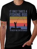 Fishing Rod T-Shirt - Fisherman Gift