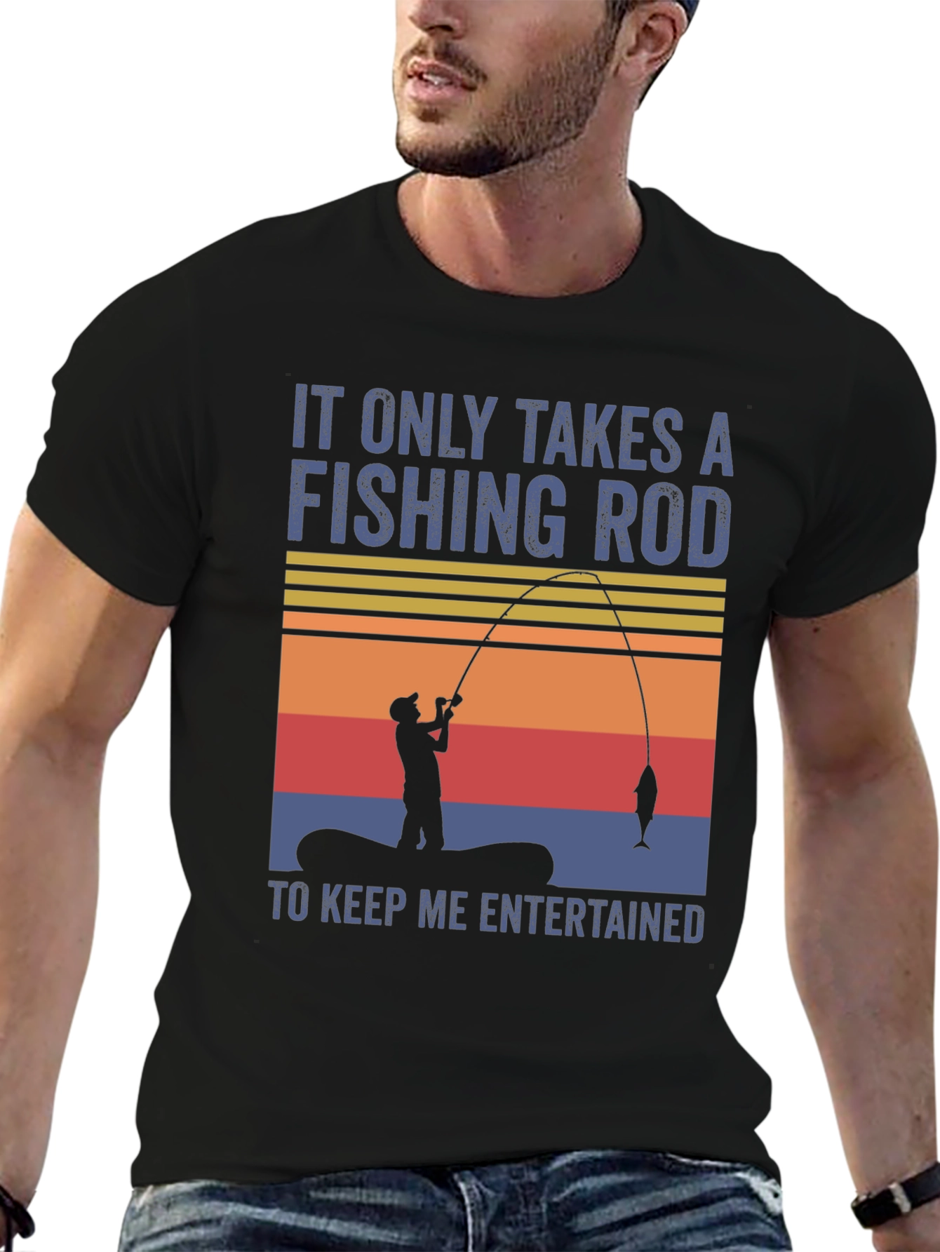 Fishing Rod T-Shirt - Fisherman Gift
