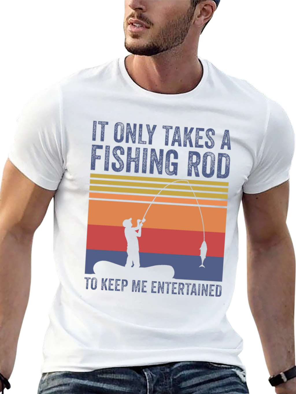 Fishing Rod T-Shirt - Fisherman Gift