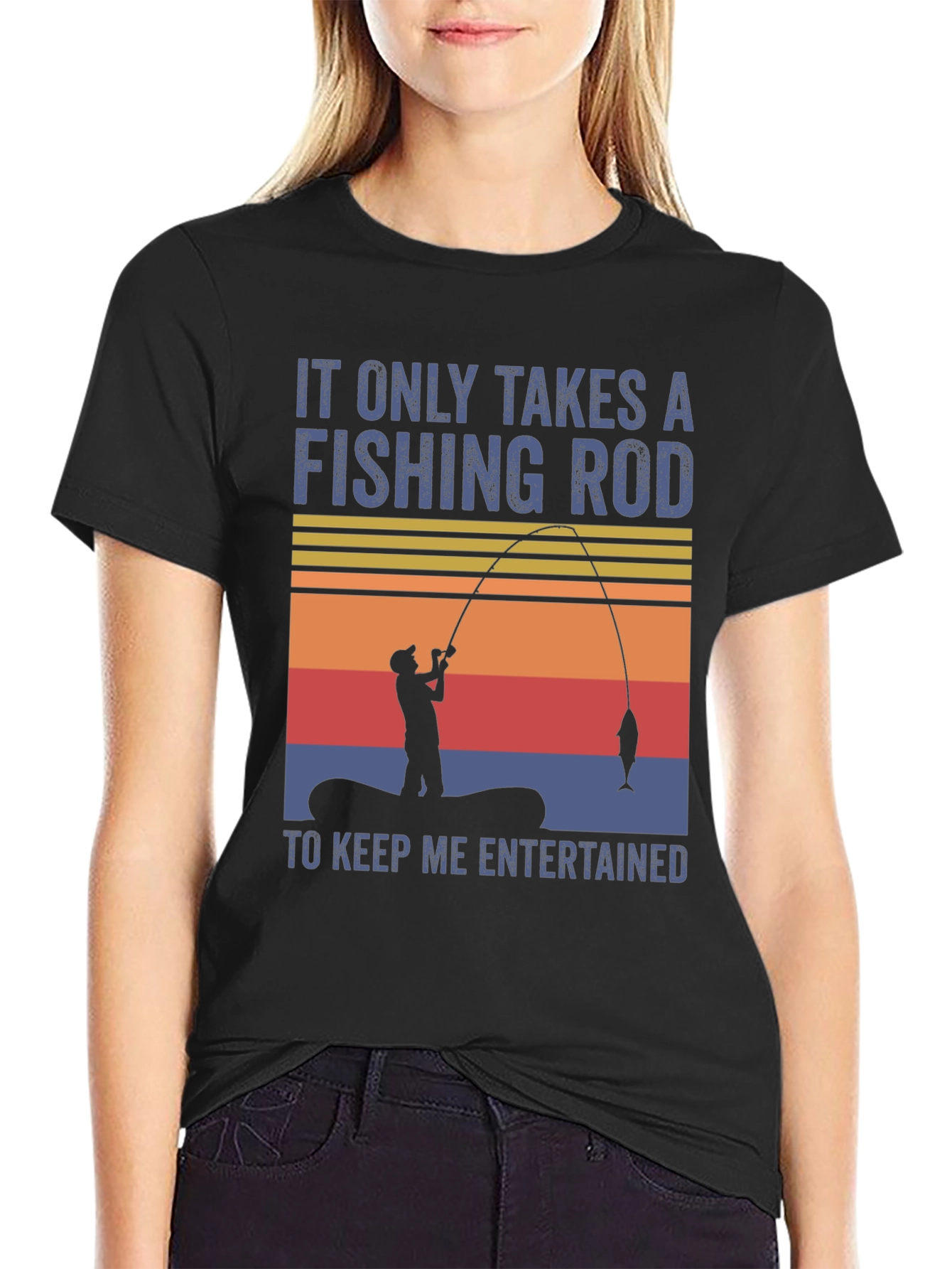 Fishing Rod T-Shirt - Fisherman Gift