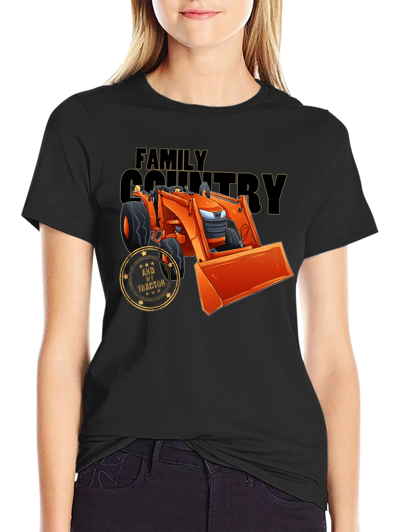 Family Country Tractor Graphic Tee