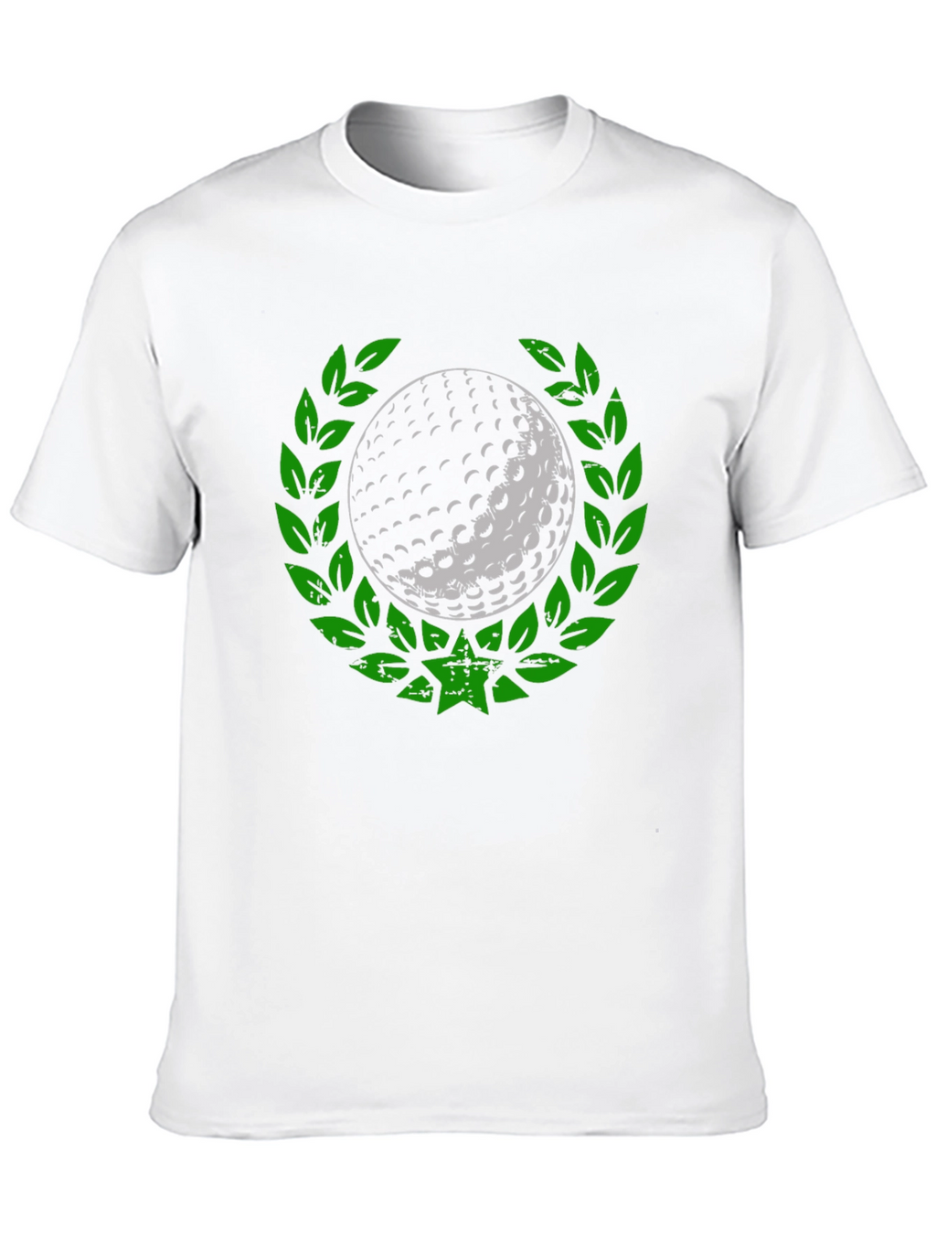 Golf Ball Laurel Wreath Graphic T-Shirt