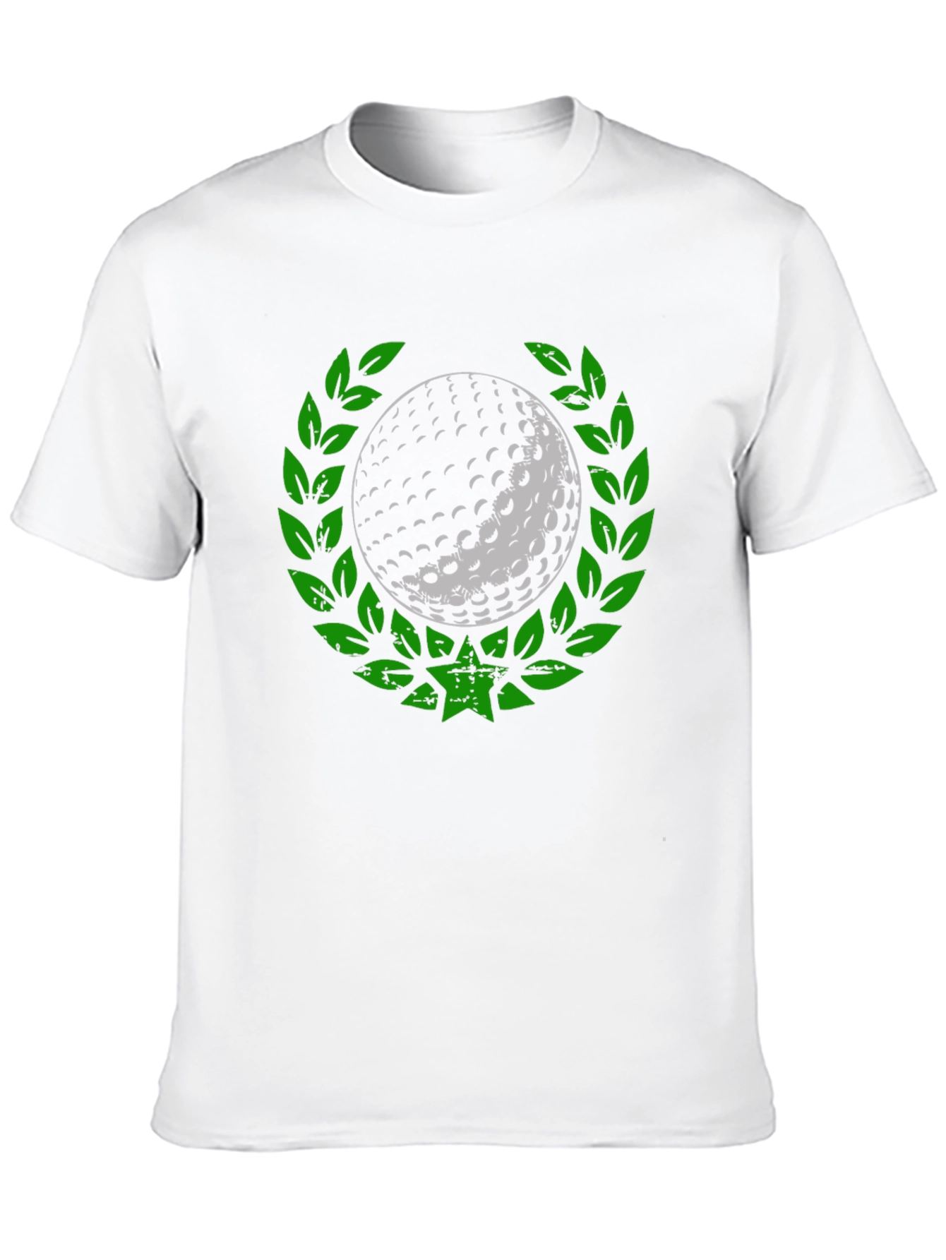 Golf Ball Laurel Wreath Graphic T-Shirt