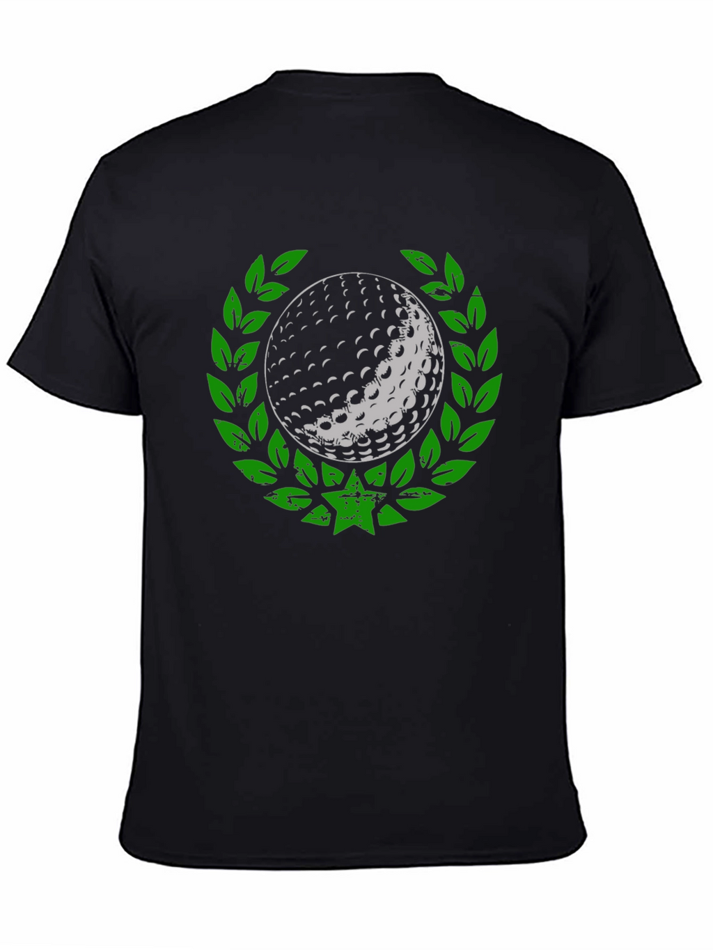 Golf Ball Laurel Wreath Graphic T-Shirt