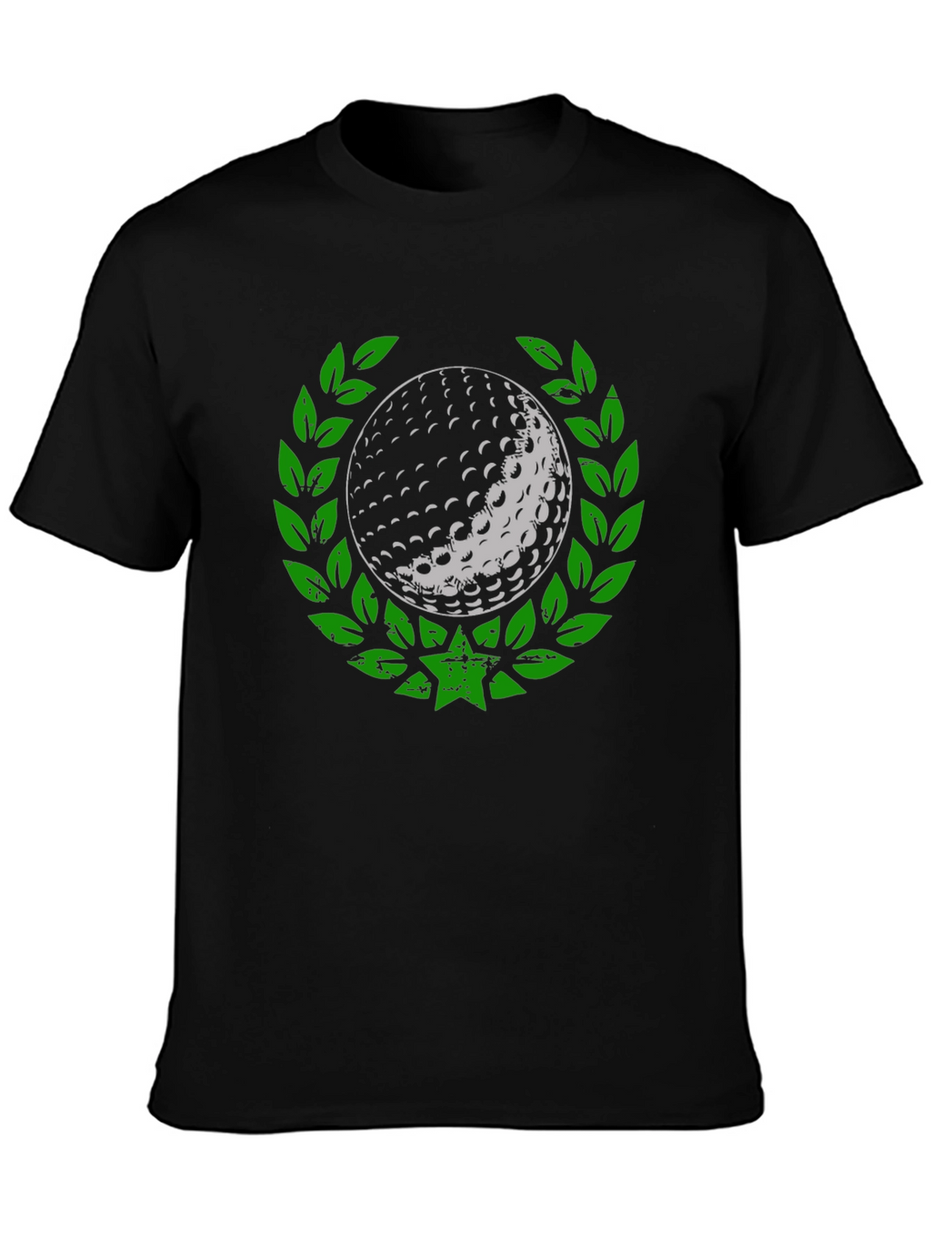 Golf Ball Laurel Wreath Graphic T-Shirt