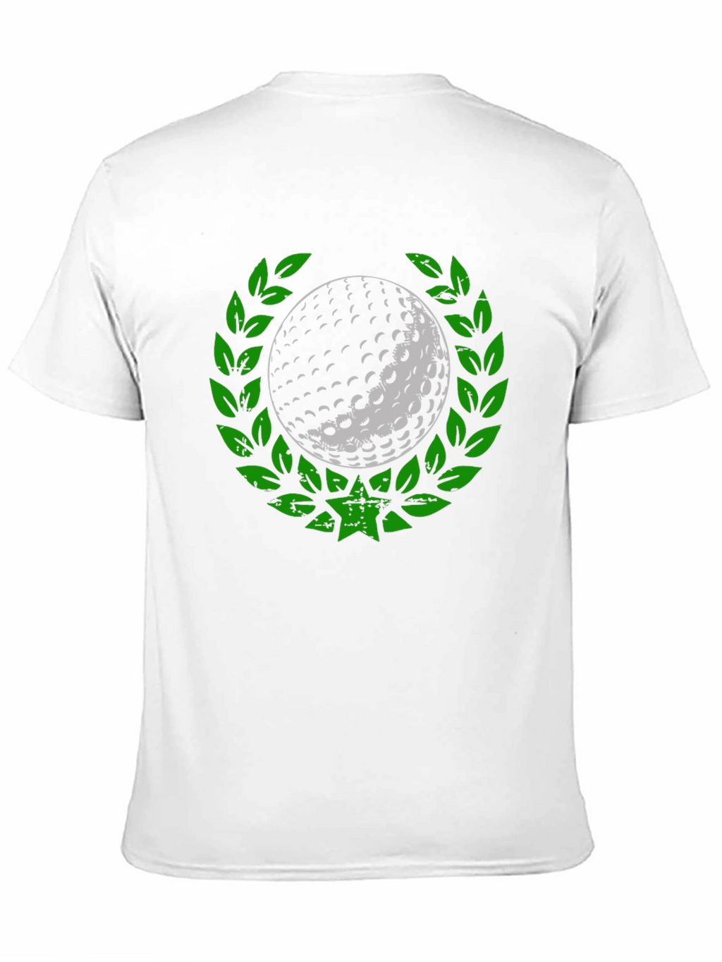 Golf Ball Laurel Wreath Graphic T-Shirt