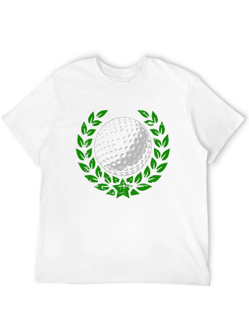 Golf Ball Laurel Wreath Graphic T-Shirt