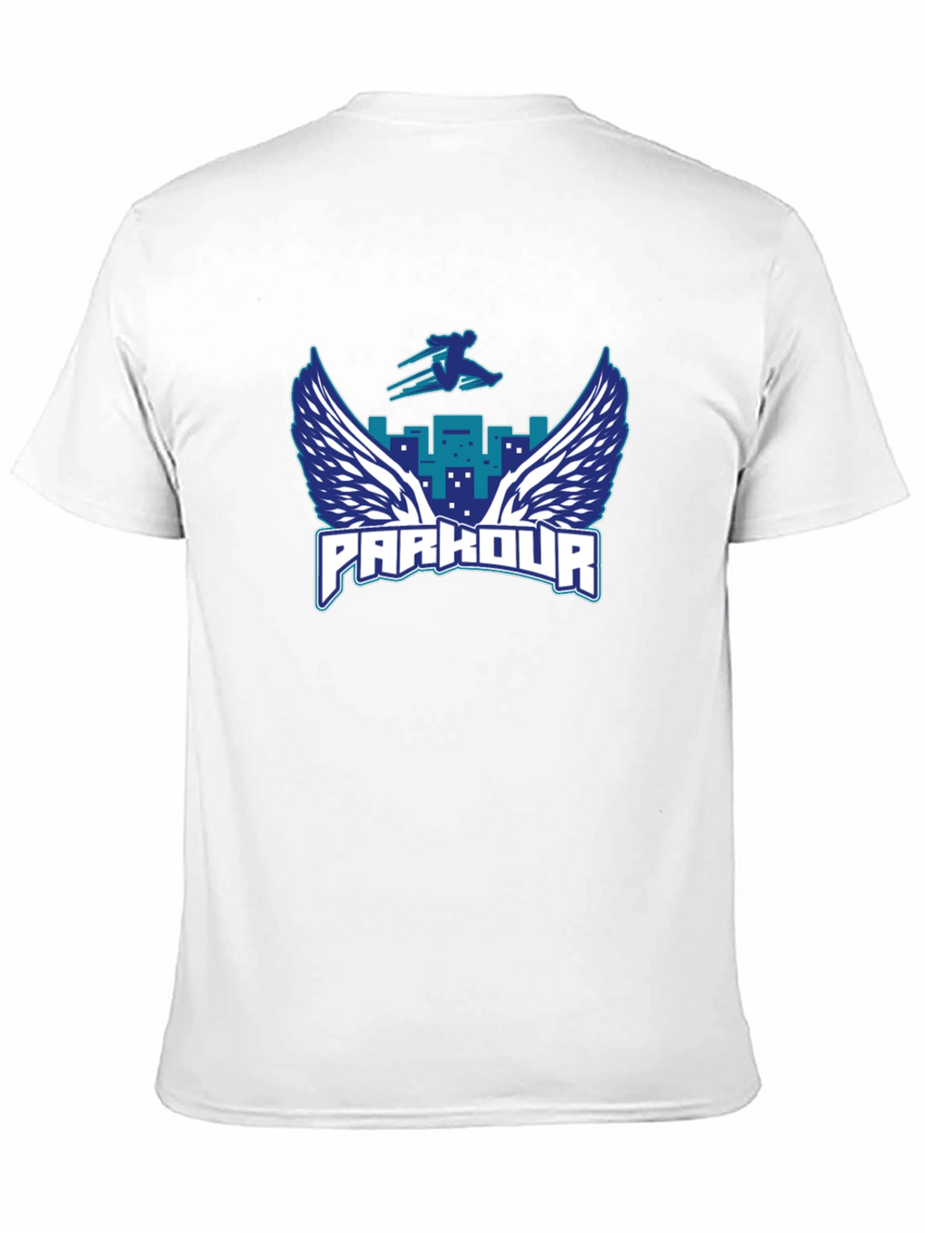 Parkour Wings Graphic Black T-Shirt