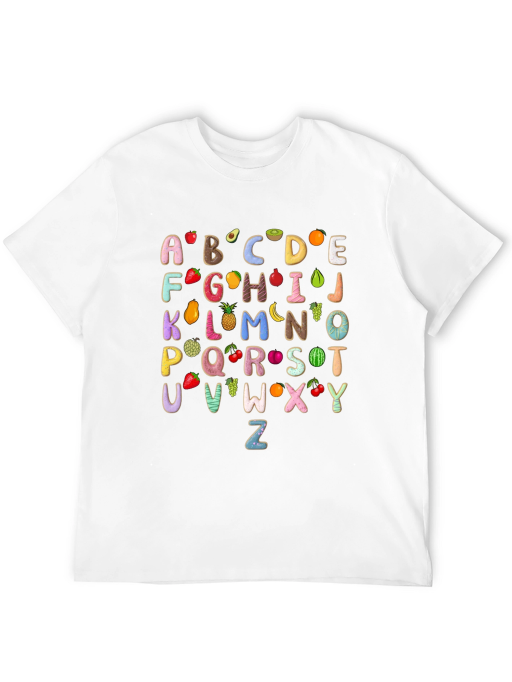 Fruit Alphabet T-Shirt: Learn with Style